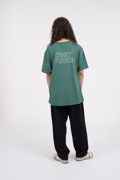 OBEY T-shirt Vert