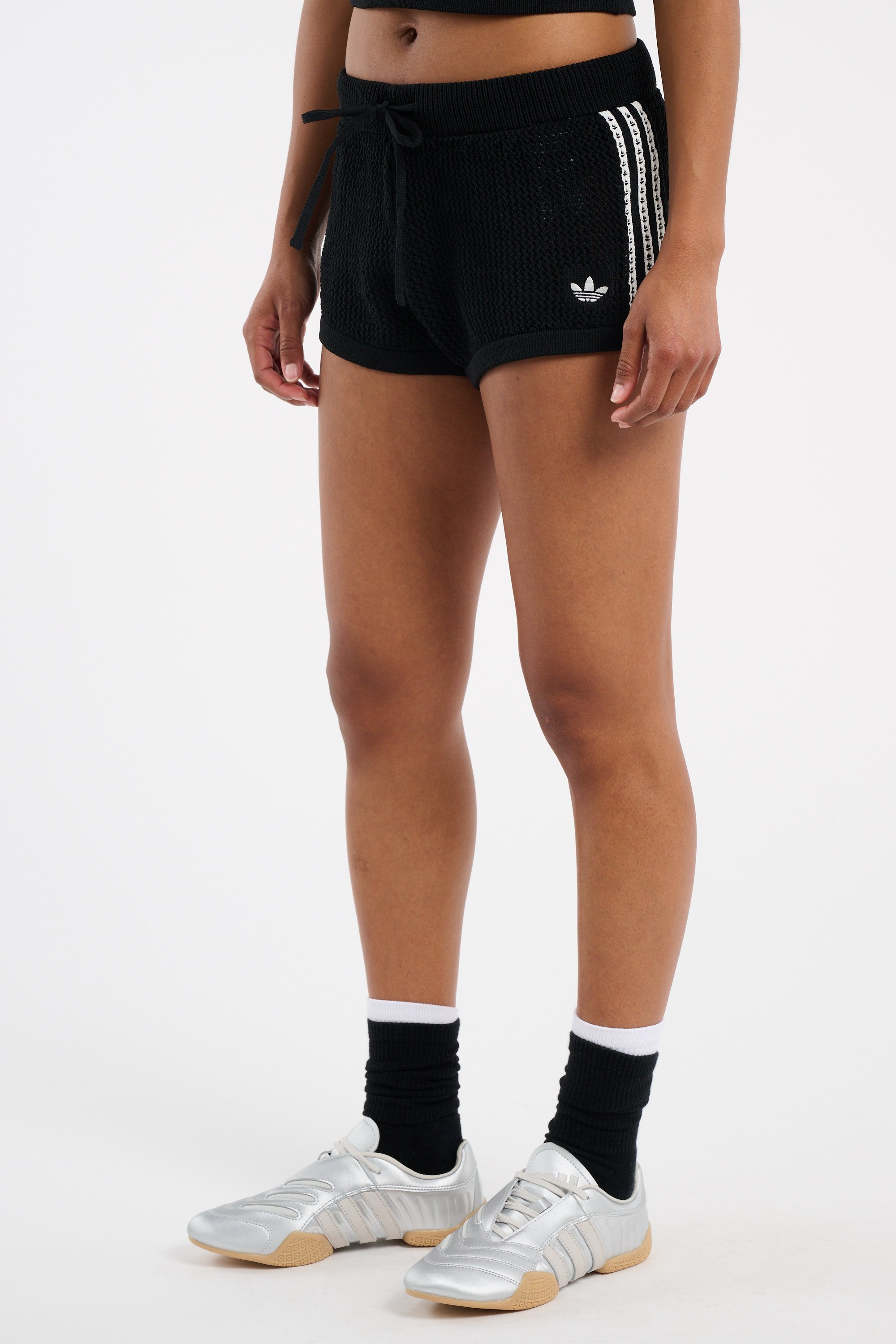 Regular-fit round-neck cotton T-shirt Black