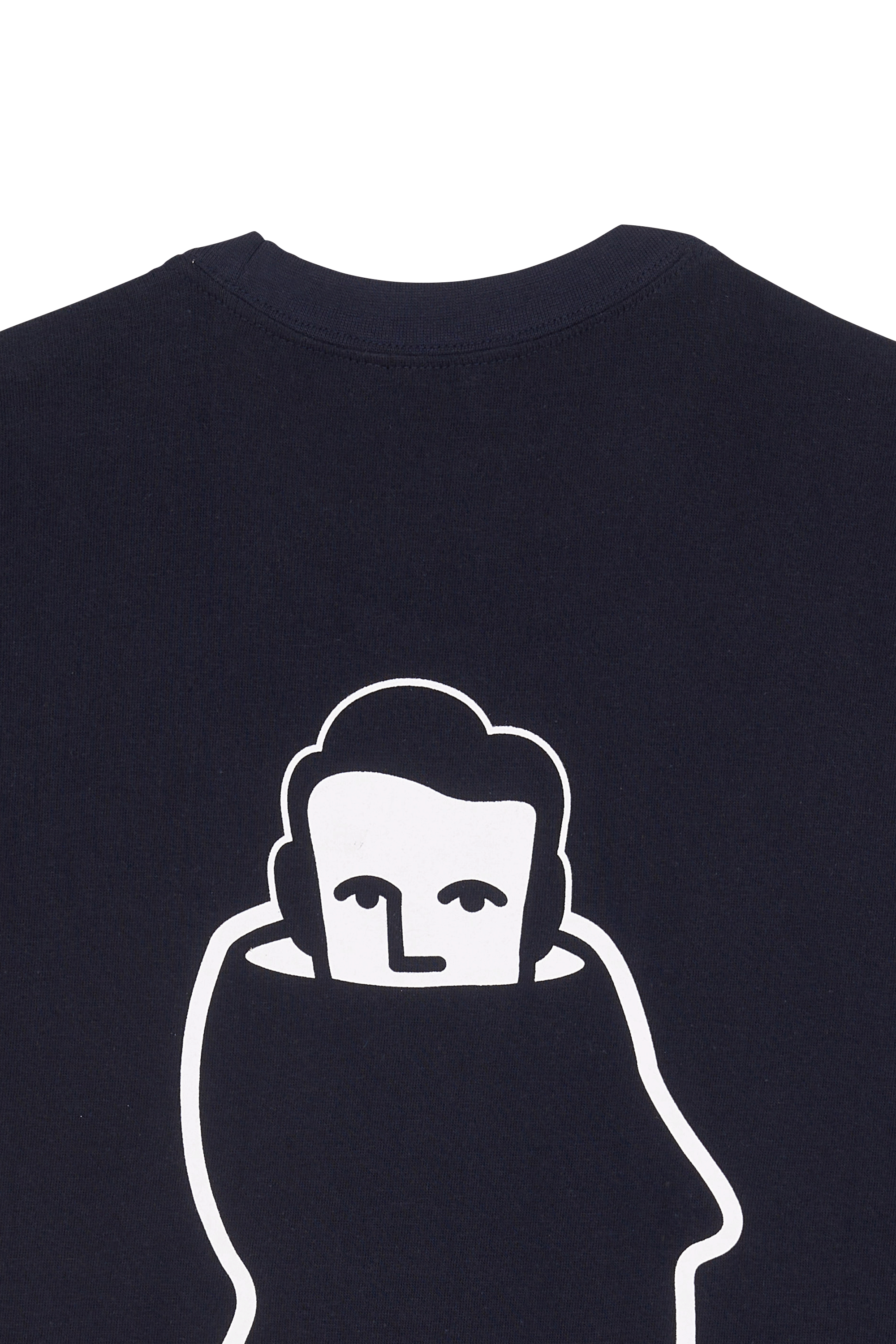 Regular-fit round-neck cotton T-shirt | Blue NNSNS Men