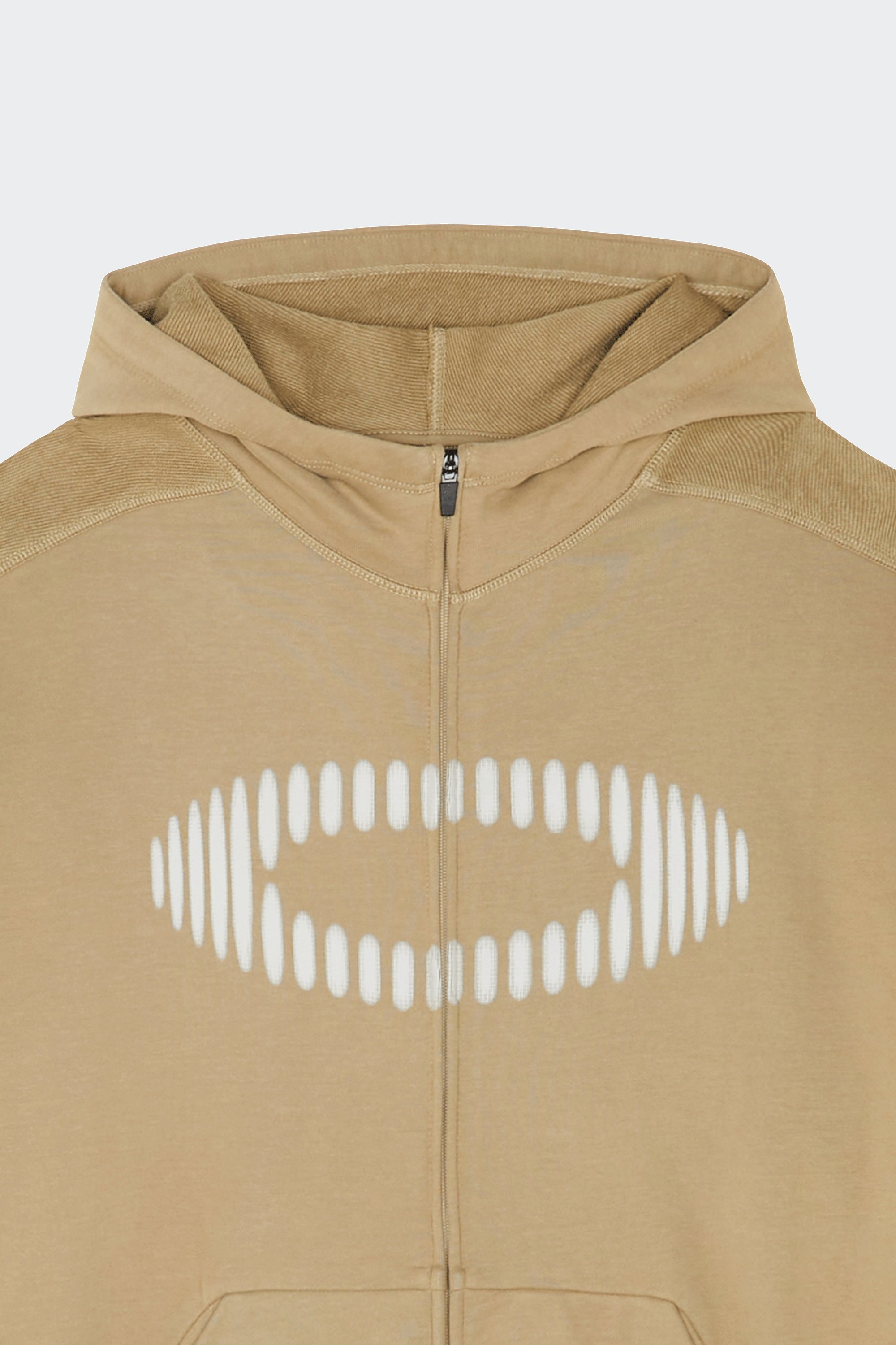 Regular-fit zip-up cotton-blend hoodie with Pony Player | Beige by OAKLEY Regular-fit zip-up cotton-blend hoodie with Pony Player Beige