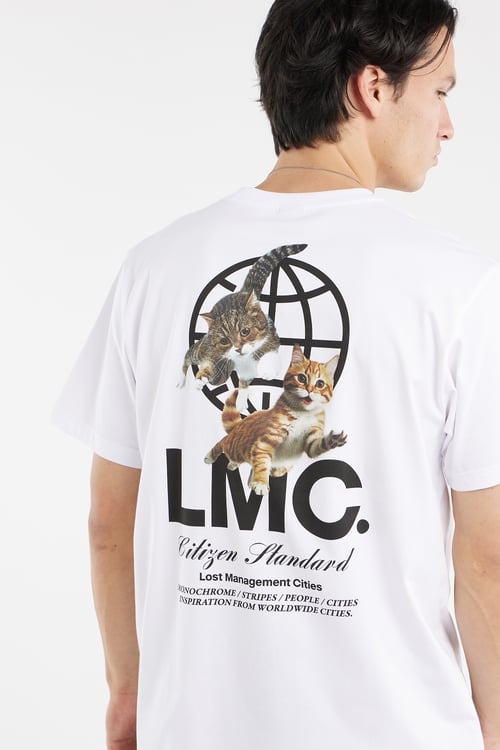 LOST MANAGEMENT CITIES T-shirt Blanc