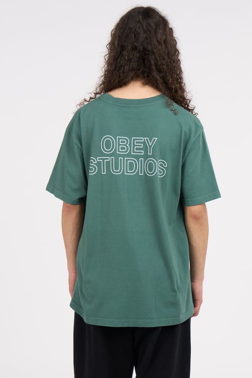 OBEY T-shirt Vert