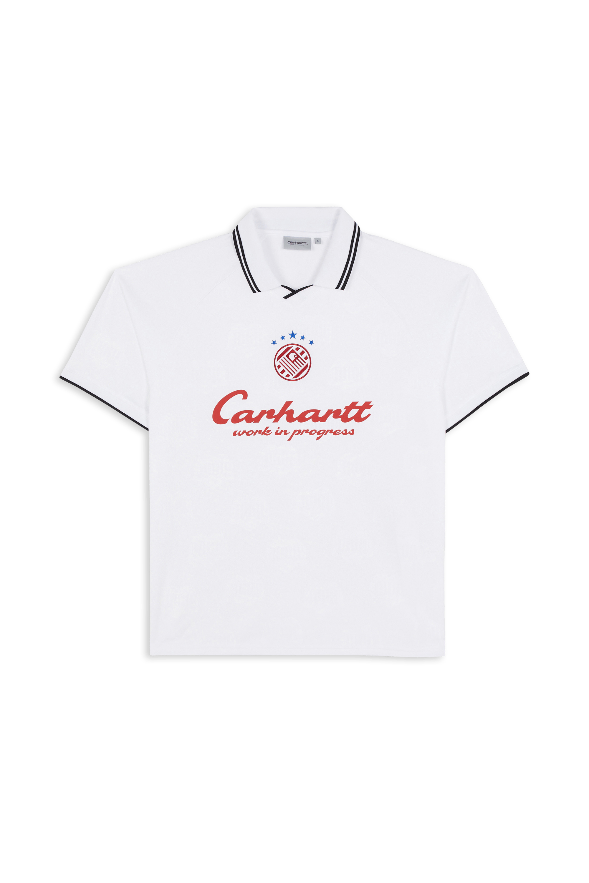 Maillot de sport TERRACE FOOTBALL Heart train jacquard- white