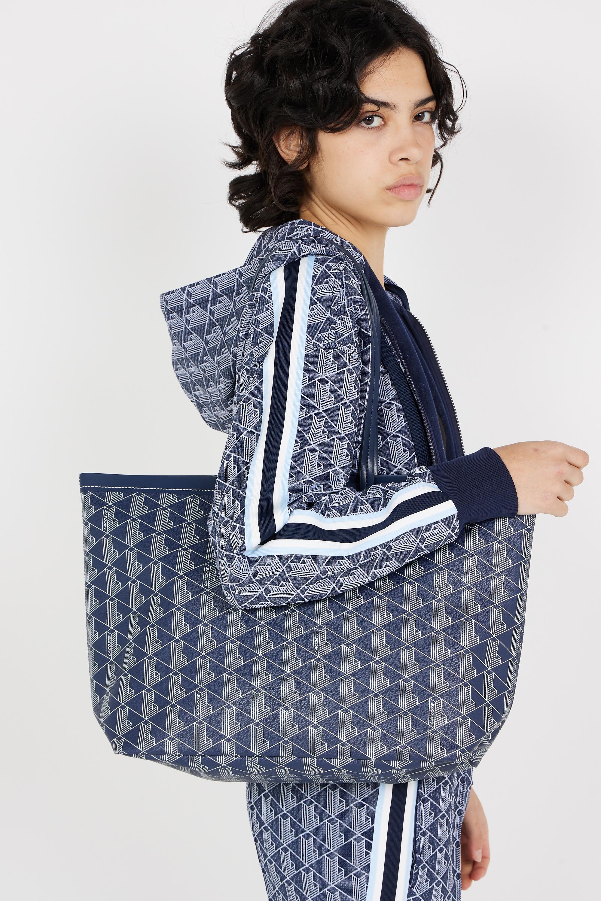 Sac shopping Bleu