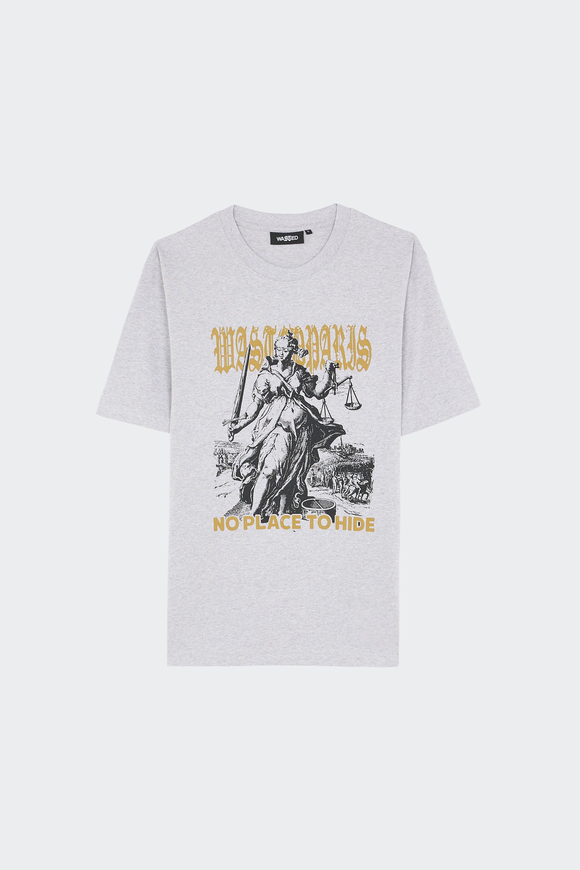 T-shirt  | Gris by WASTED T-shirt  Gris