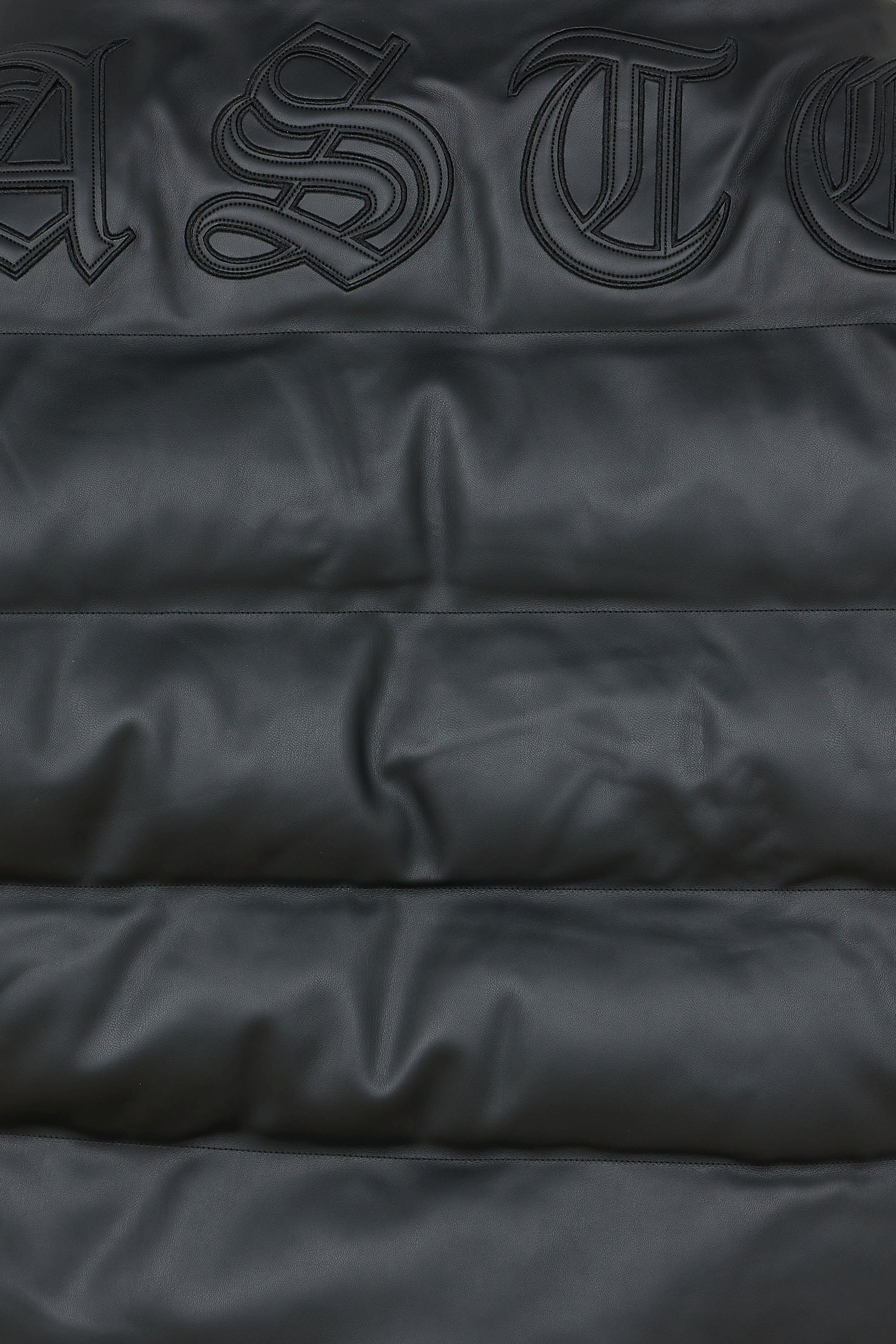 Lightweight quilted padded jacket with high neck Black