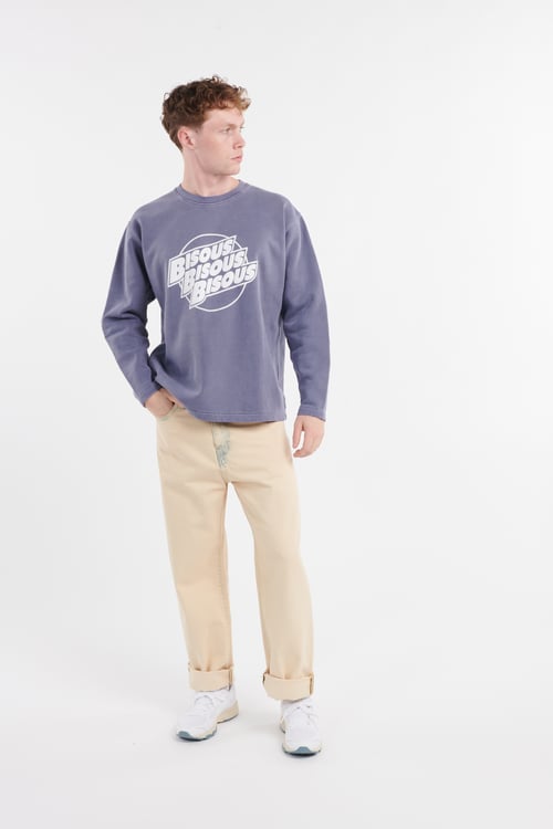 BISOUS SKATEBOARDS Sweatshirt Bleu