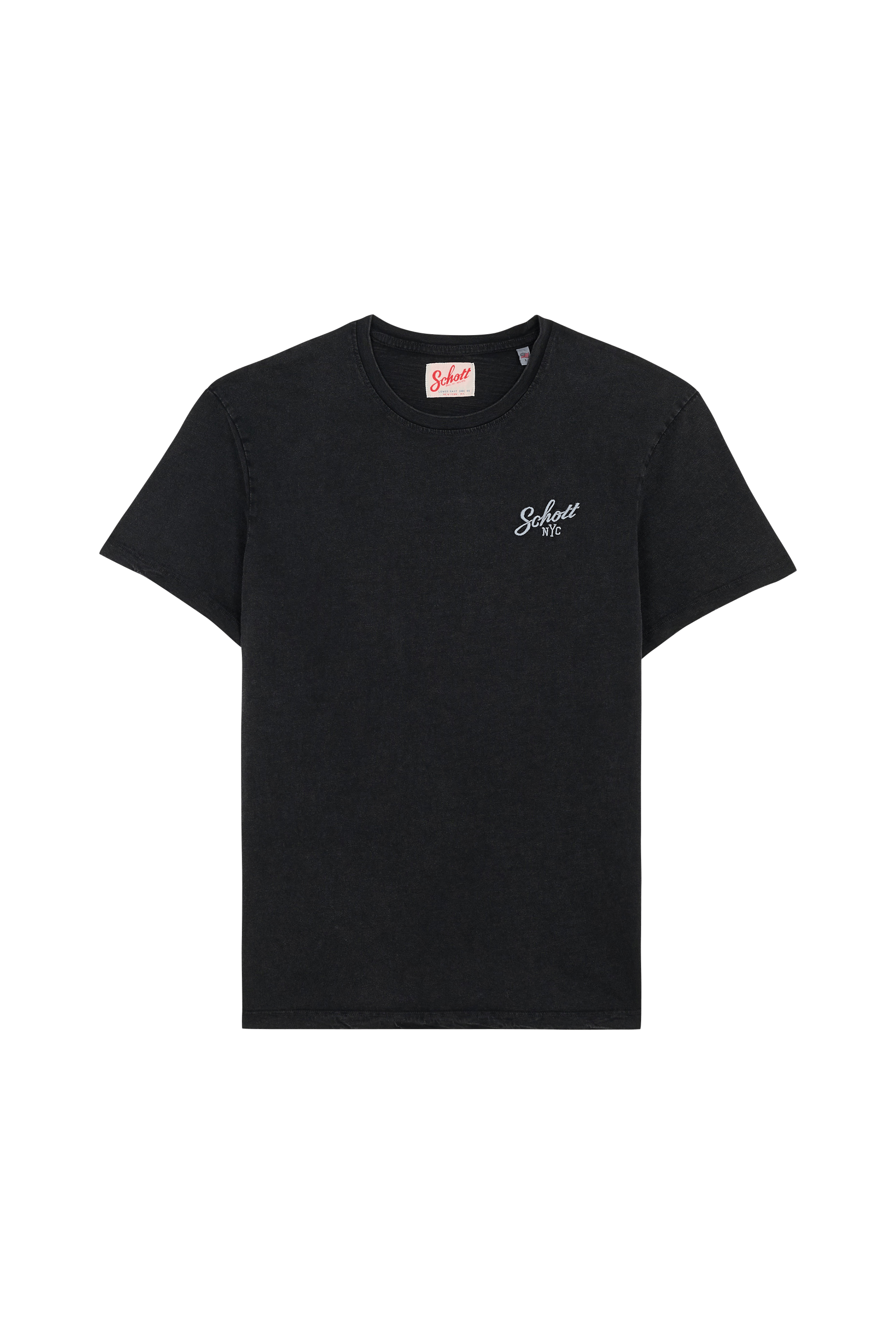 T-shirt TSHIRT SCHOTT Washed black