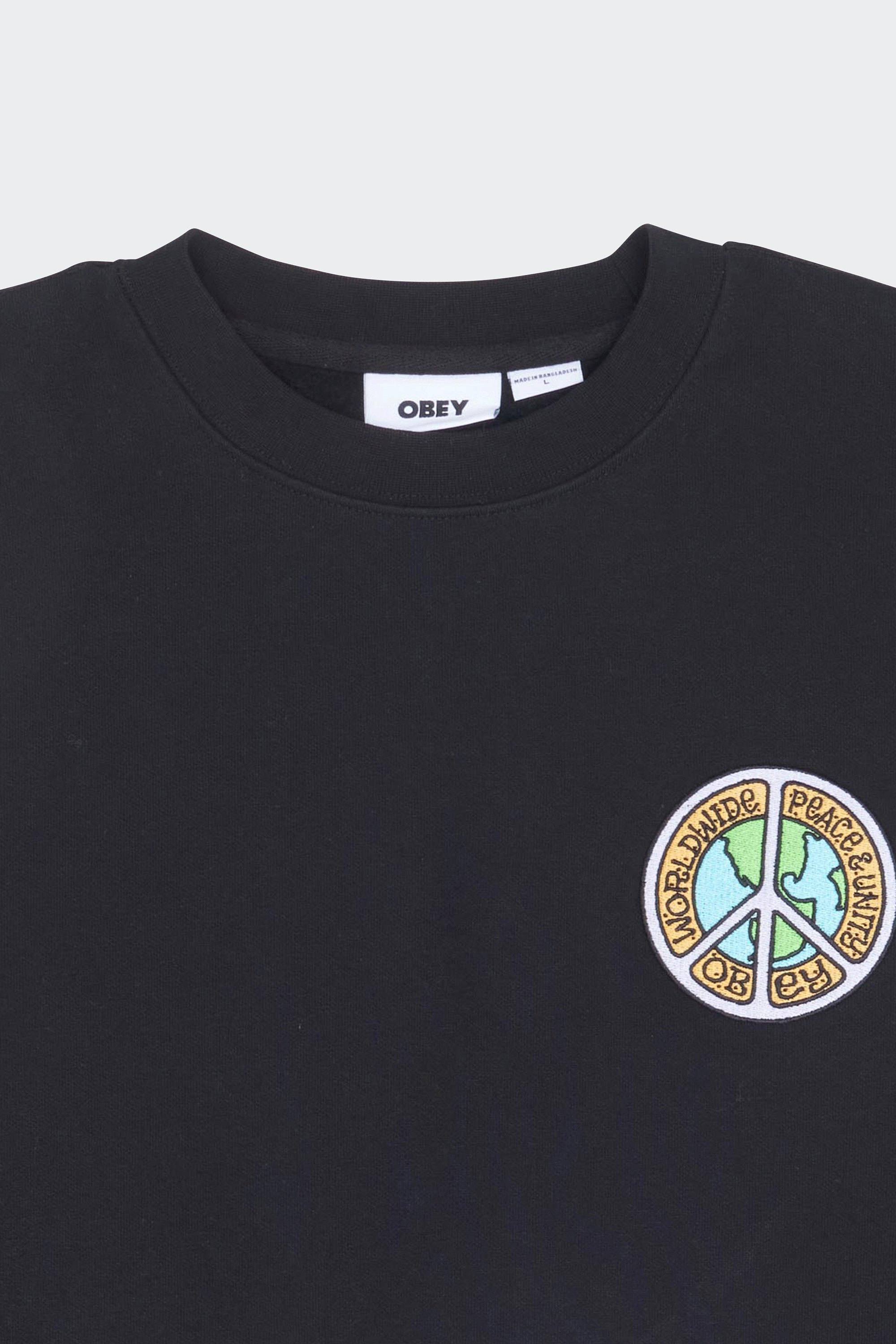 Sweatshirt | Black by OBEY Sweatshirt Black