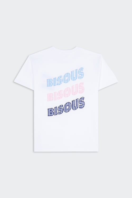BISOUS SKATEBOARDS T-shirt Blanc