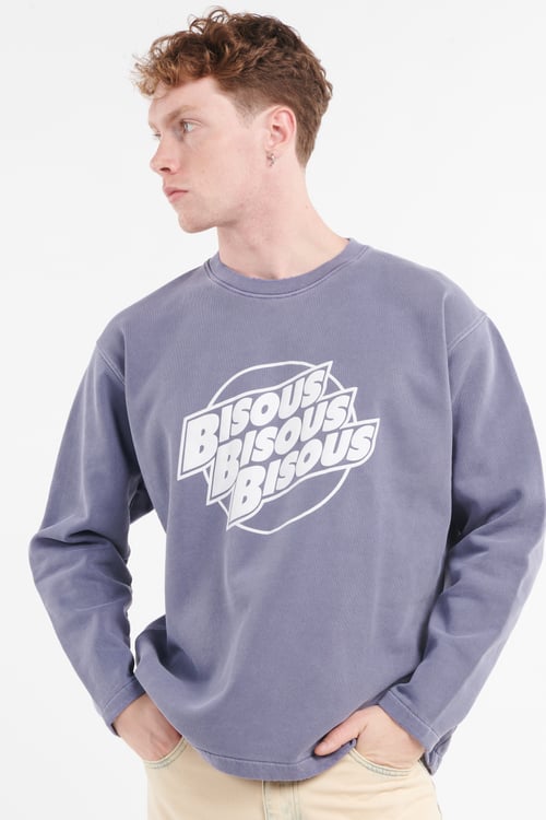 BISOUS SKATEBOARDS Sweatshirt Bleu