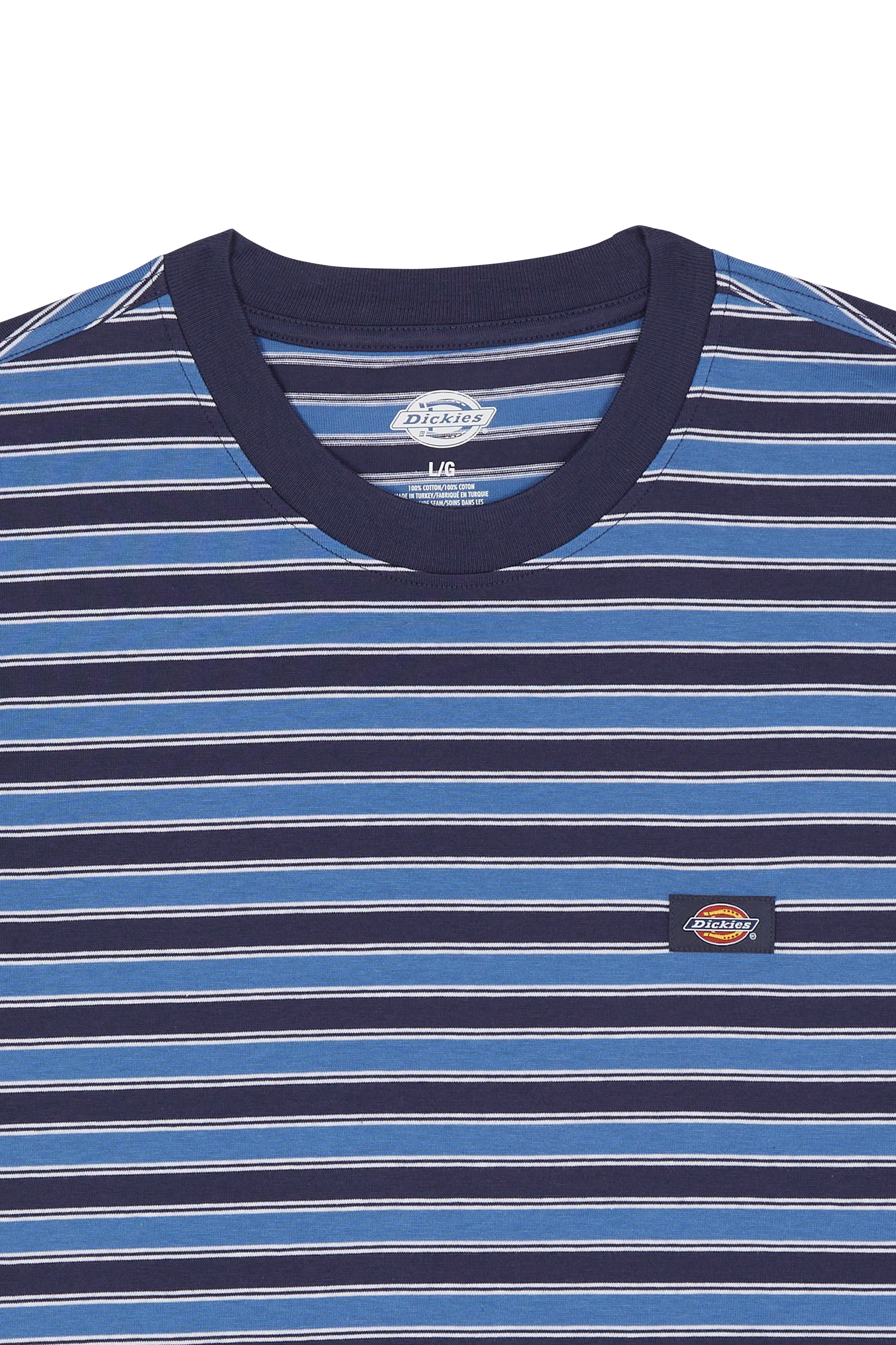 Regular-fit round-neck cotton T-shirt | Blue DICKIES Men