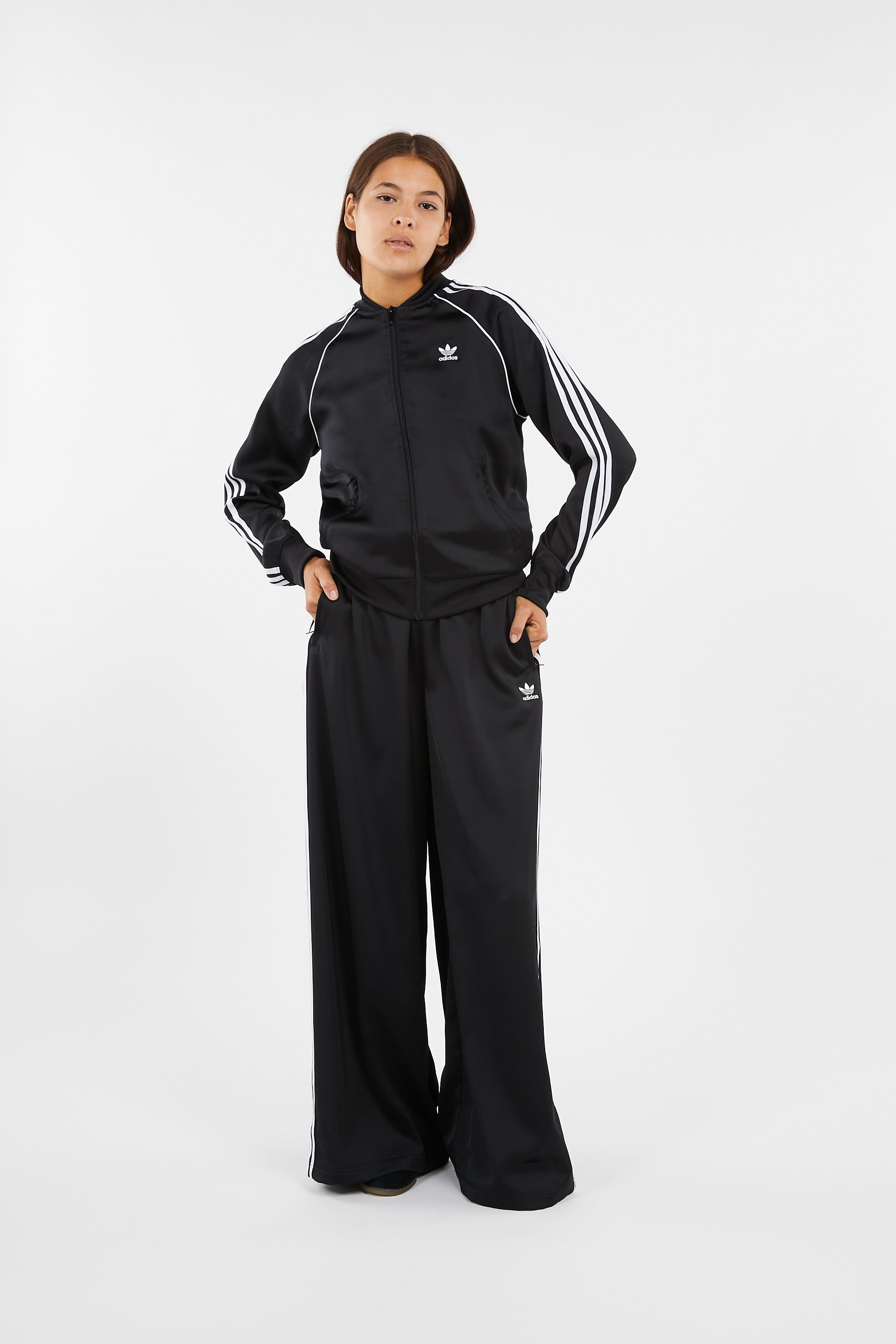 Jacket Sst satin tt Black Adidas - Women | Citadium