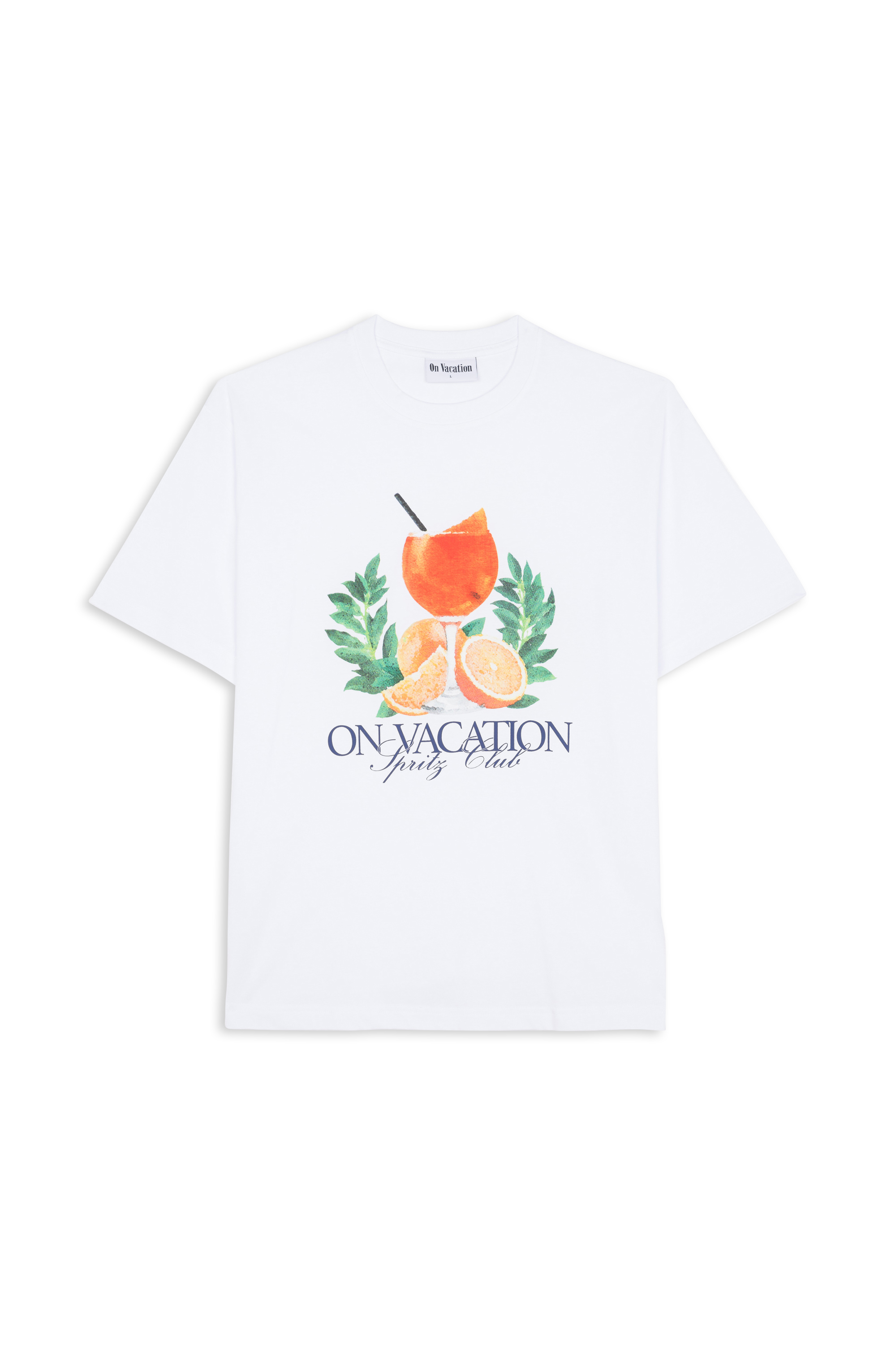 T-shirt  ON VACATION Blanc