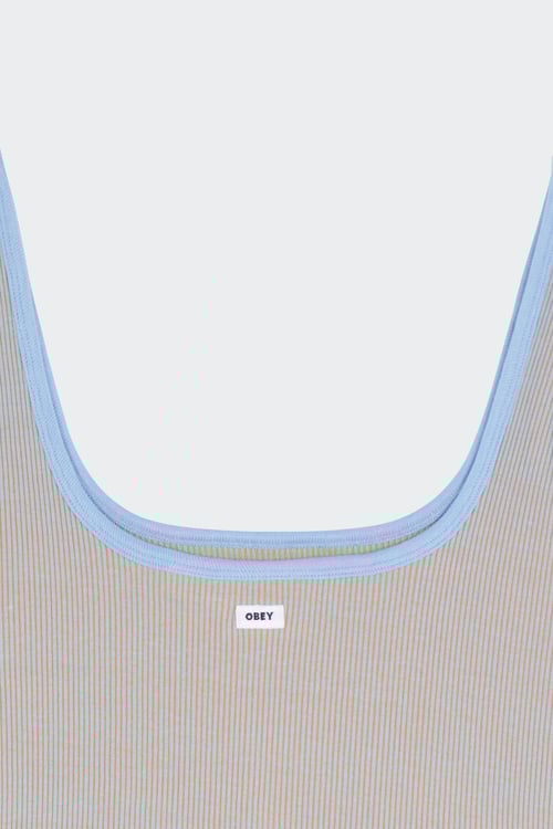 OBEY Débardeur Bleu
