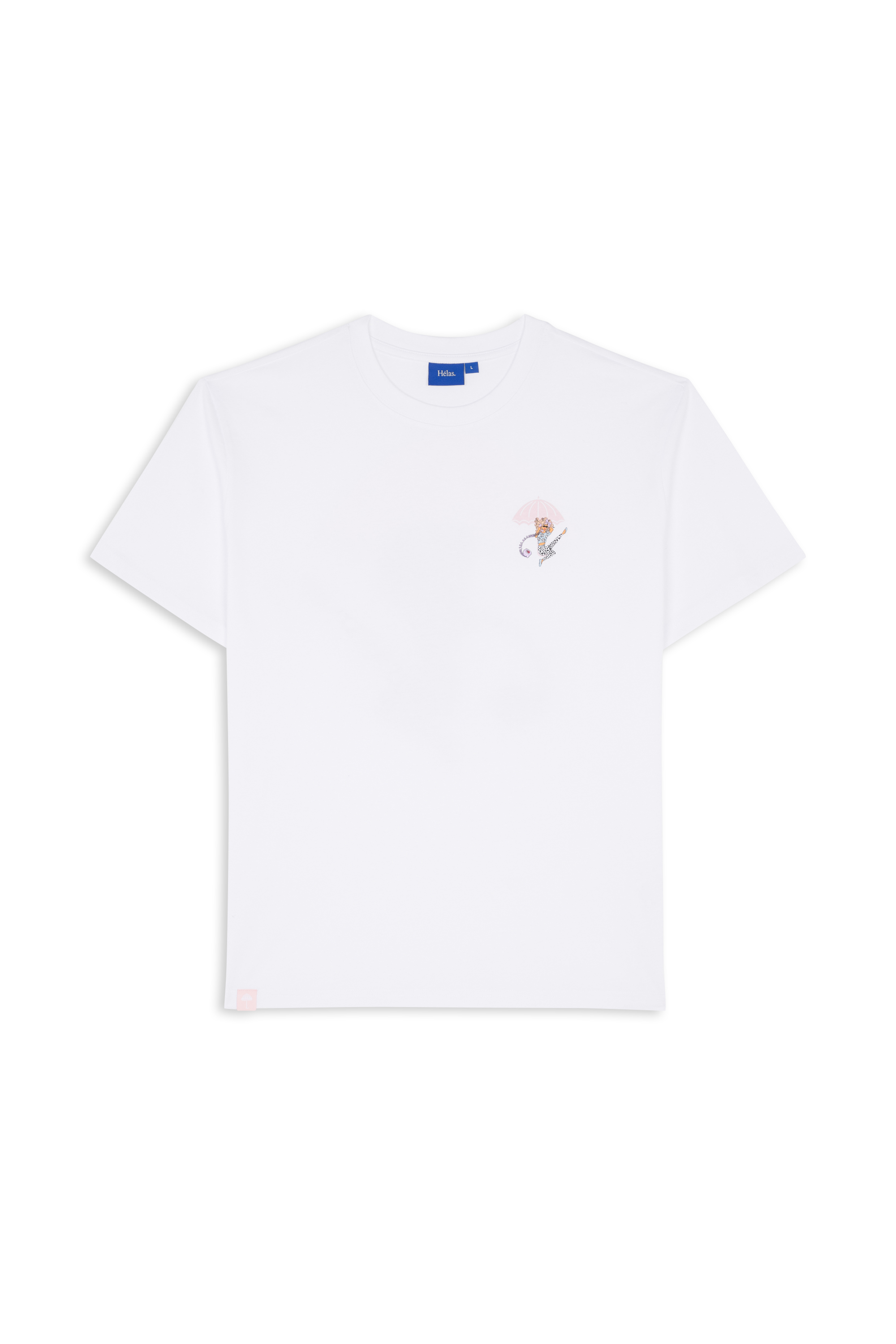 Regular-fit round-neck cotton T-shirt White