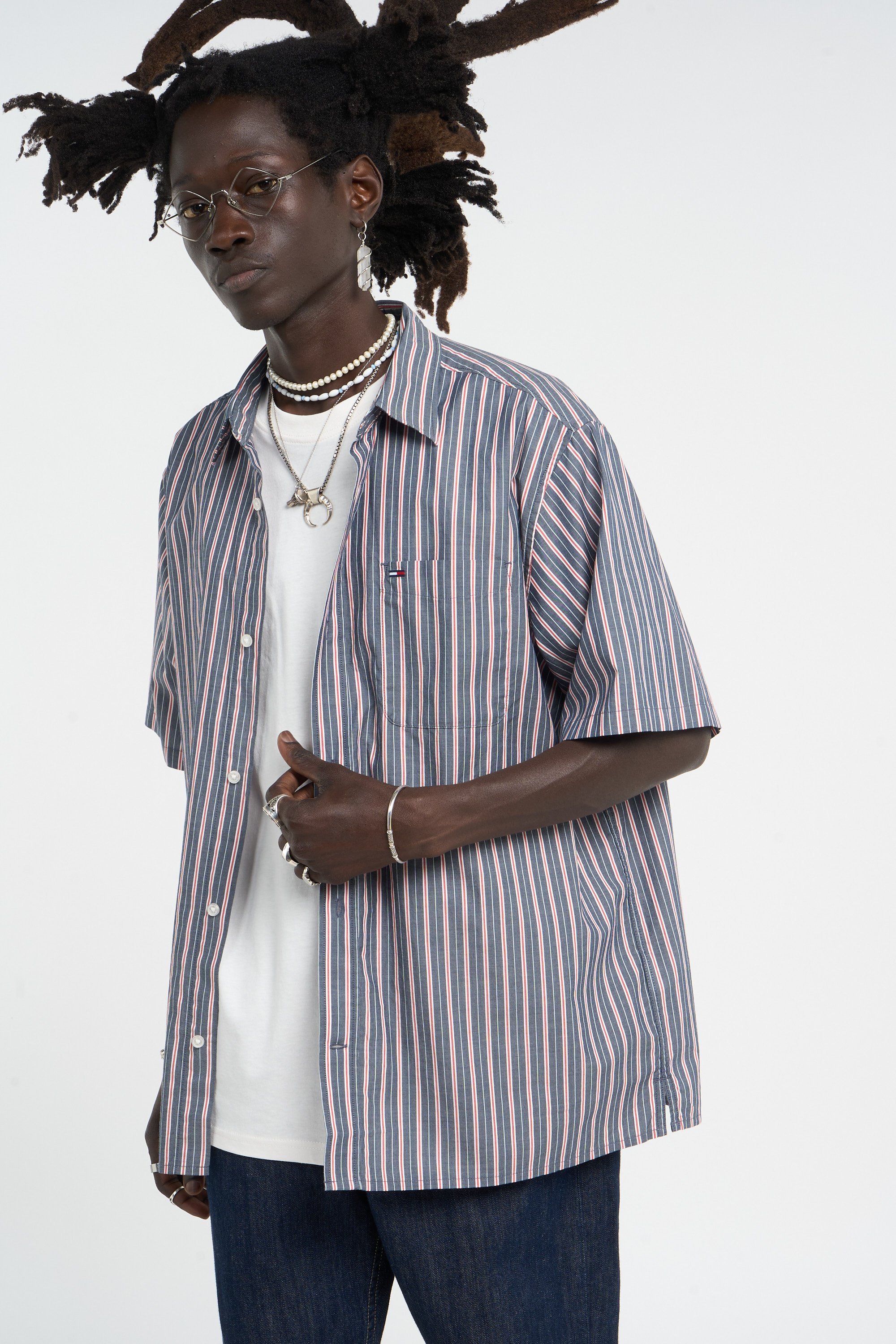 Chemise | Bleu TOMMY JEANS Homme
