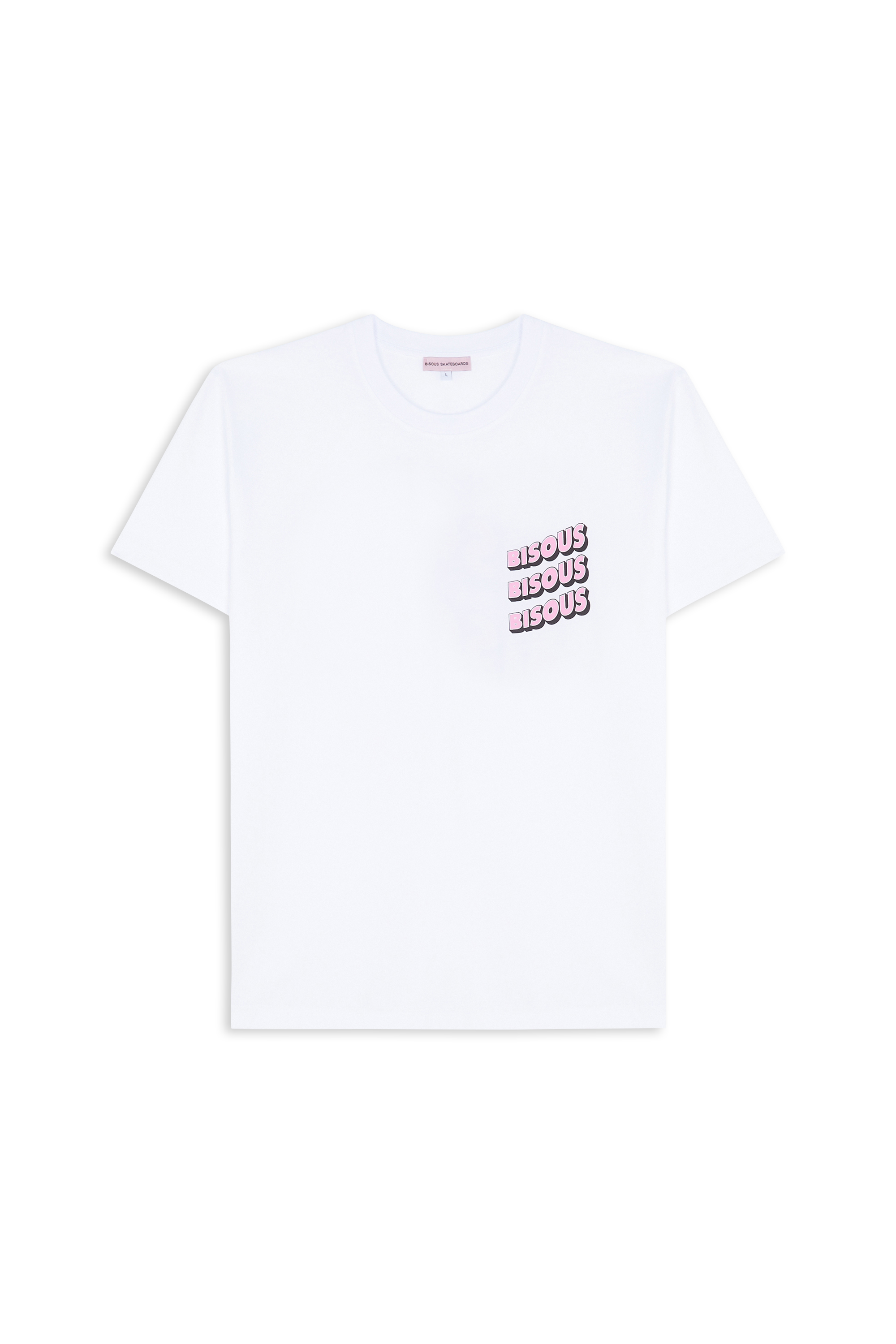 Regular-fit round-neck cotton T-shirt White