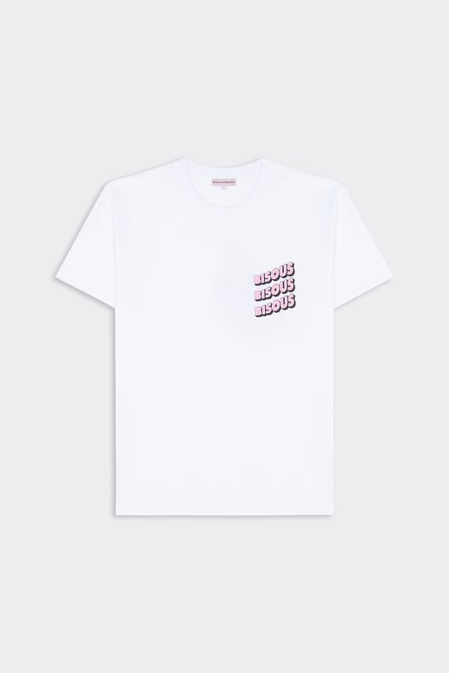 BISOUS SKATEBOARDS T-shirt Blanc