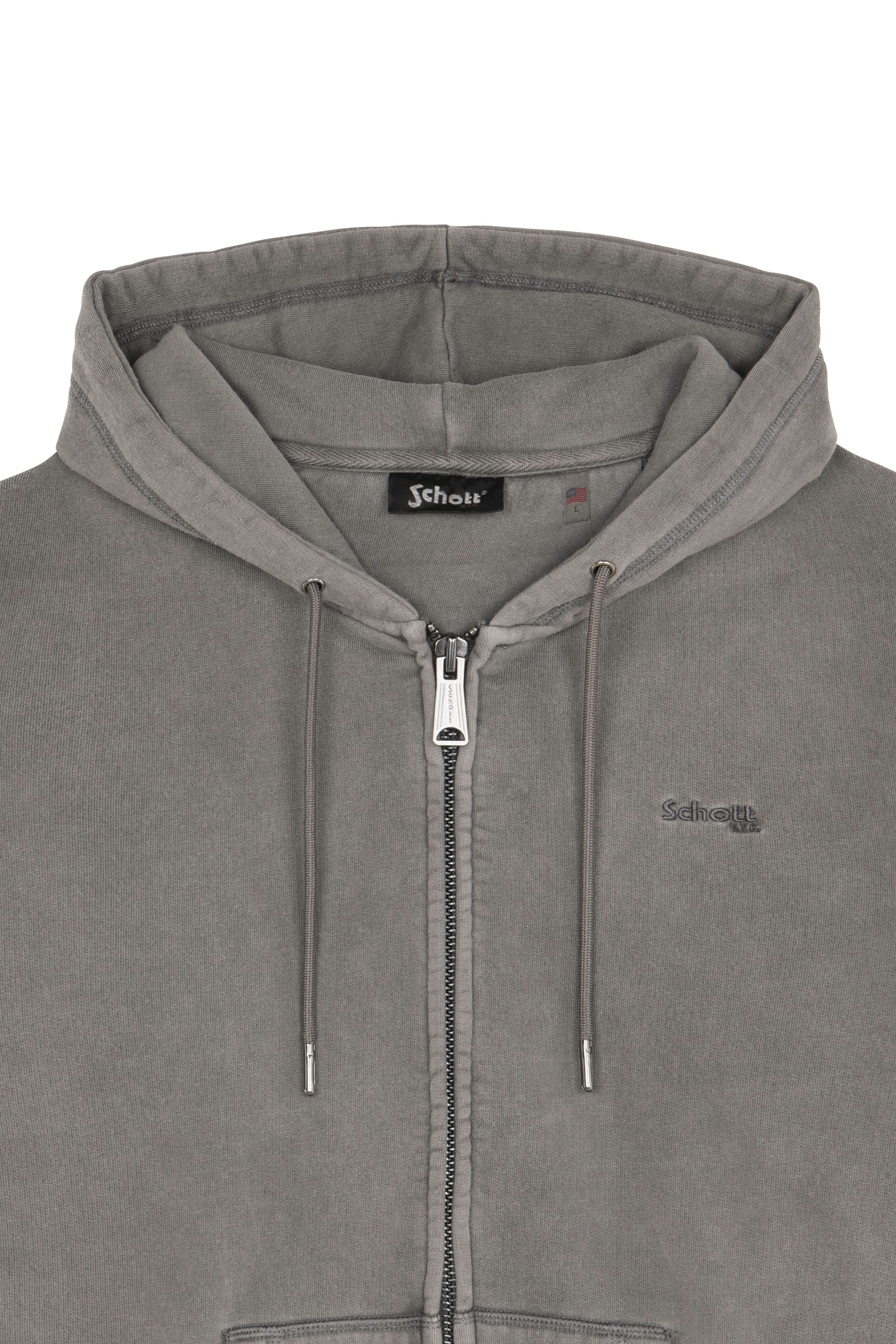 Zip-up hoodie Grey