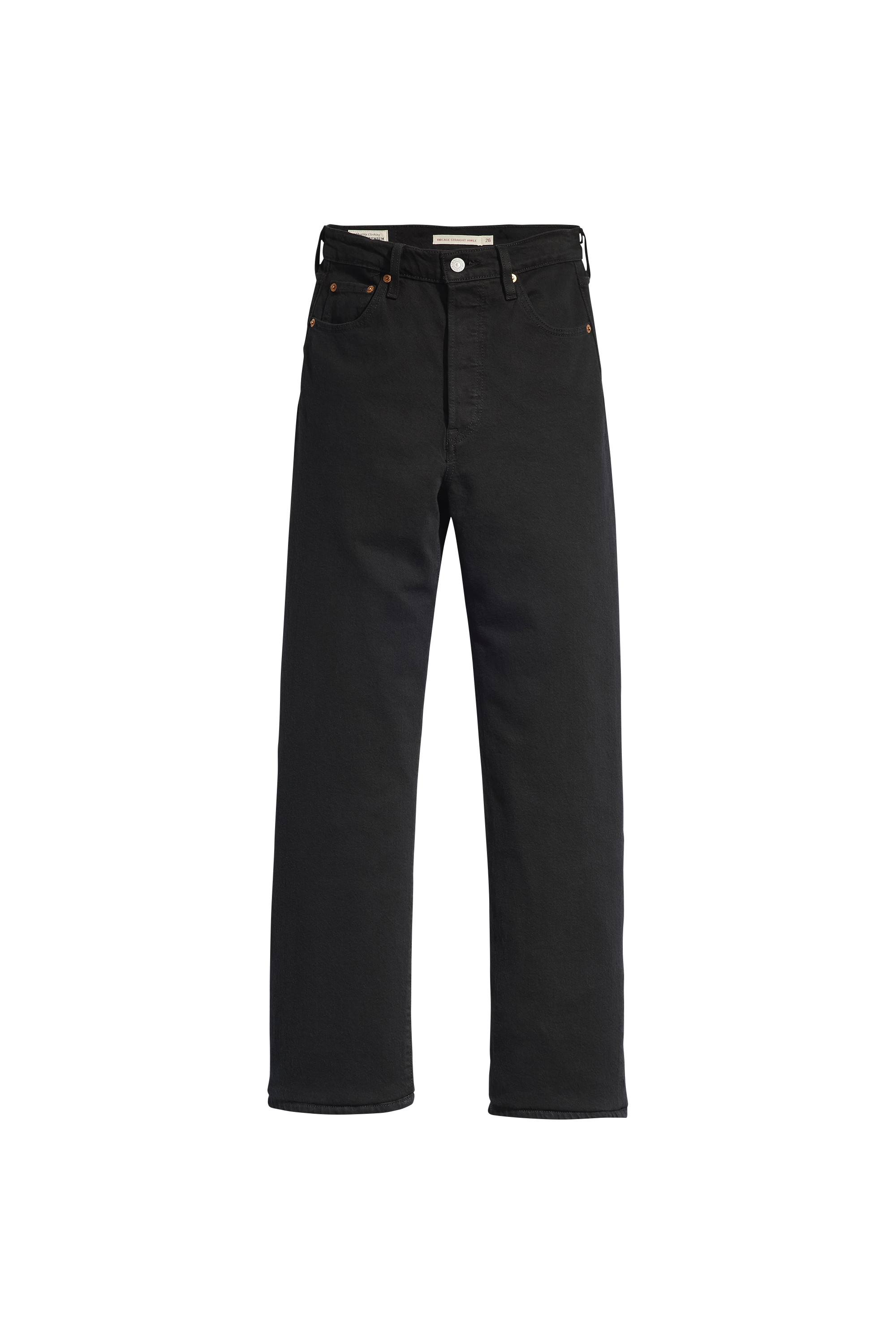 Jean RIBCAGE STRAIGHT ANKLE Black sprout