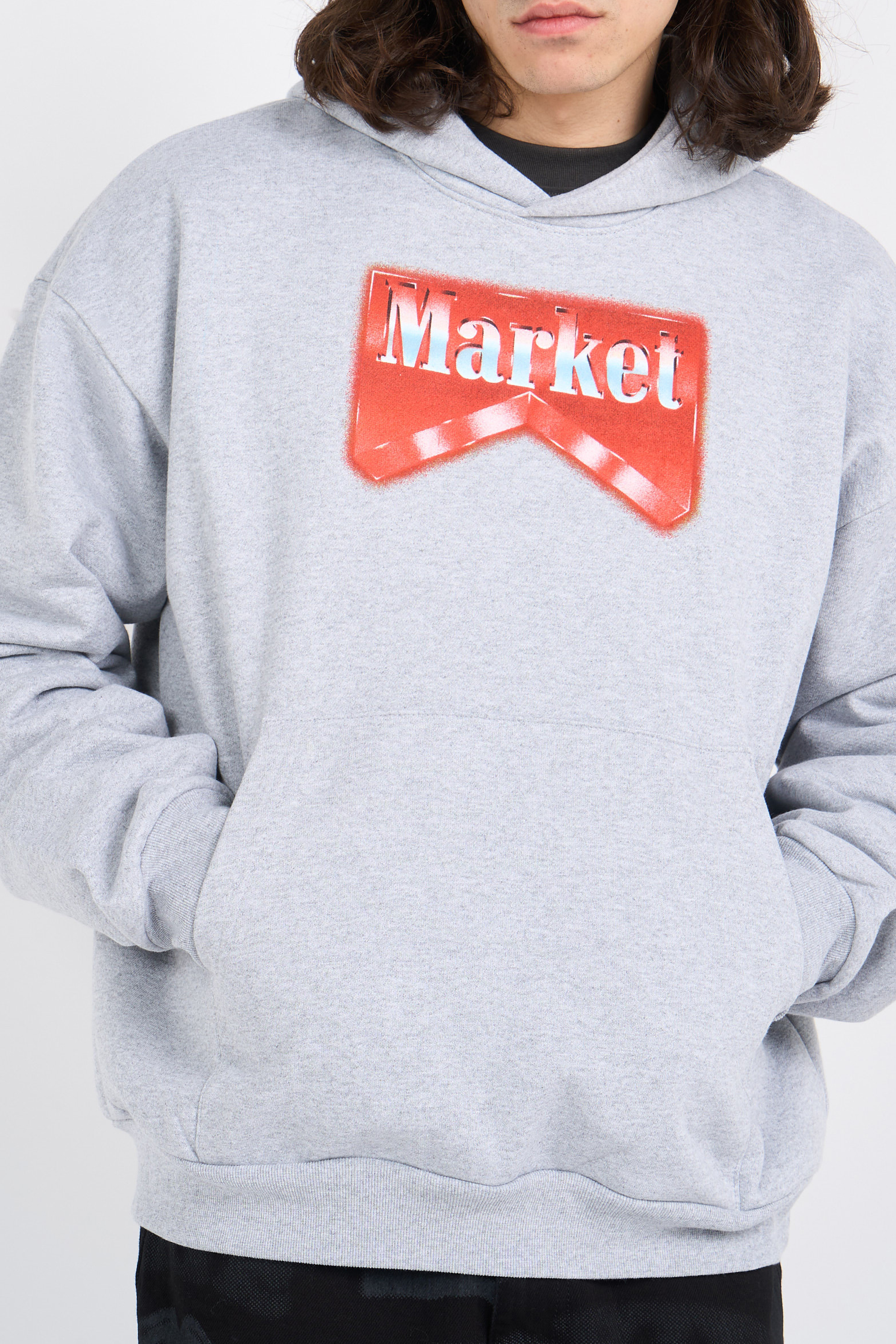 Hoodie | Grey MARKET Men