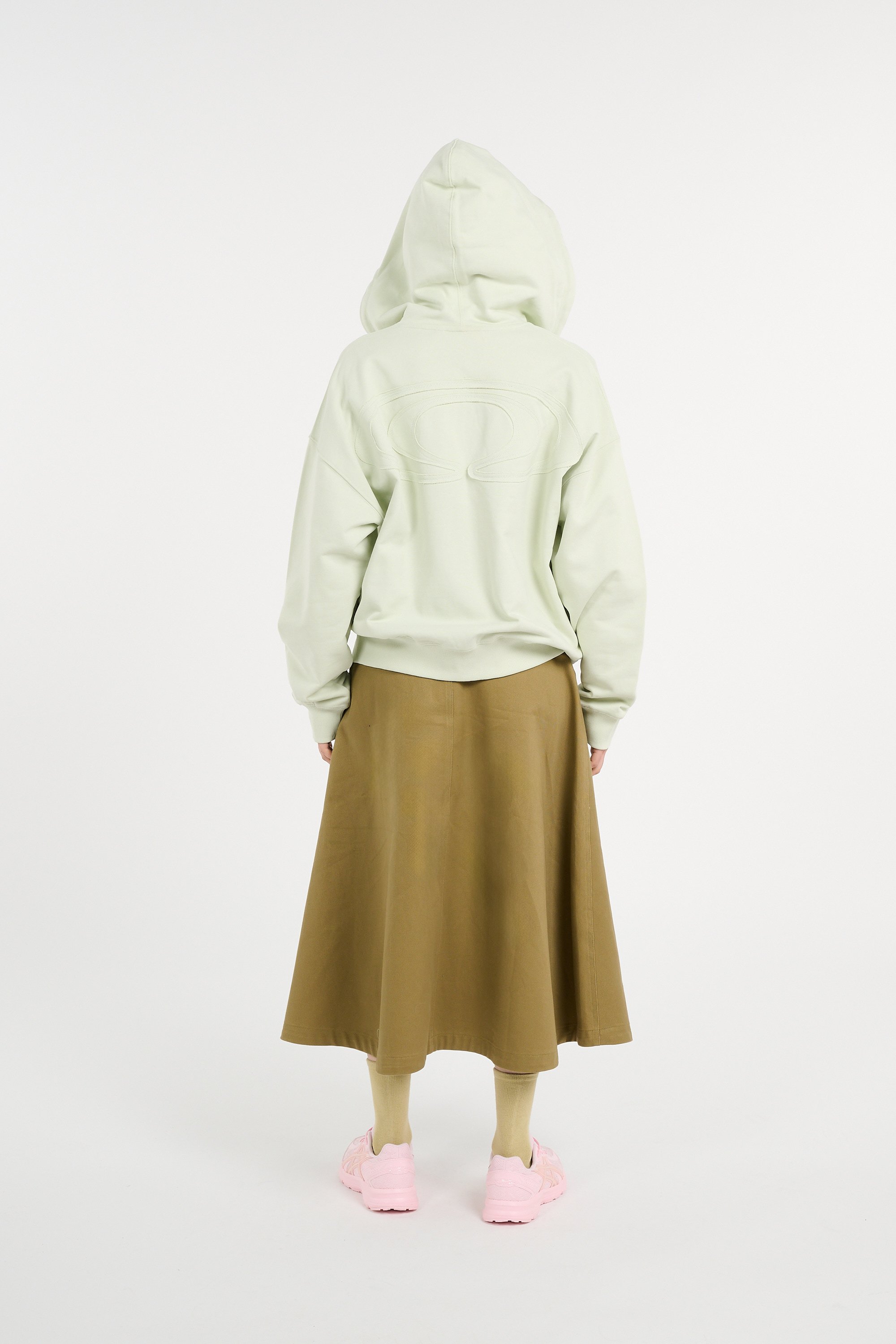 Hoodie zippé | Vert RAINS Femme