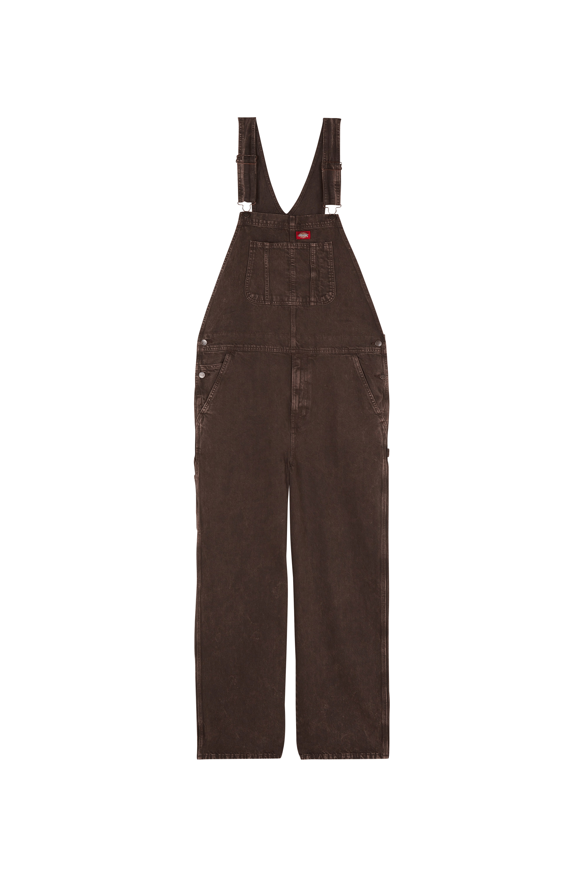 Salopette LOOSE DENIM BIB RINSED Dark brown