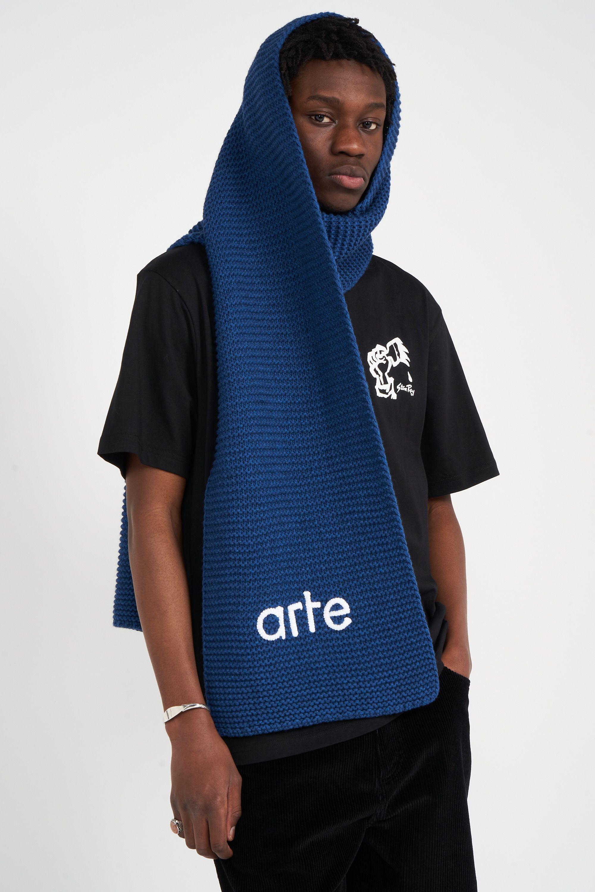 Echarpe Bleu Arte Antwerp Homme Fenua environnementShops