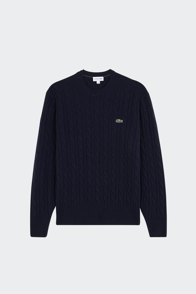 Pull noir lacoste homme hot sale