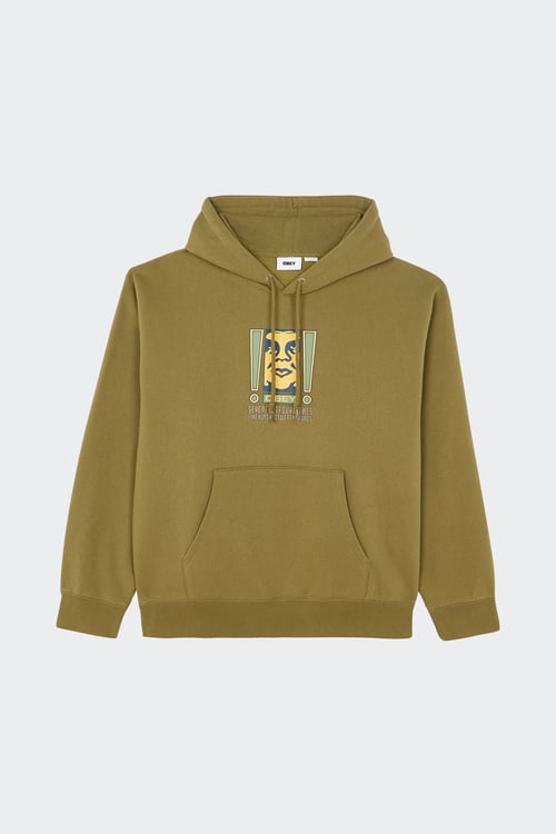 OBEY Hoodie Vert