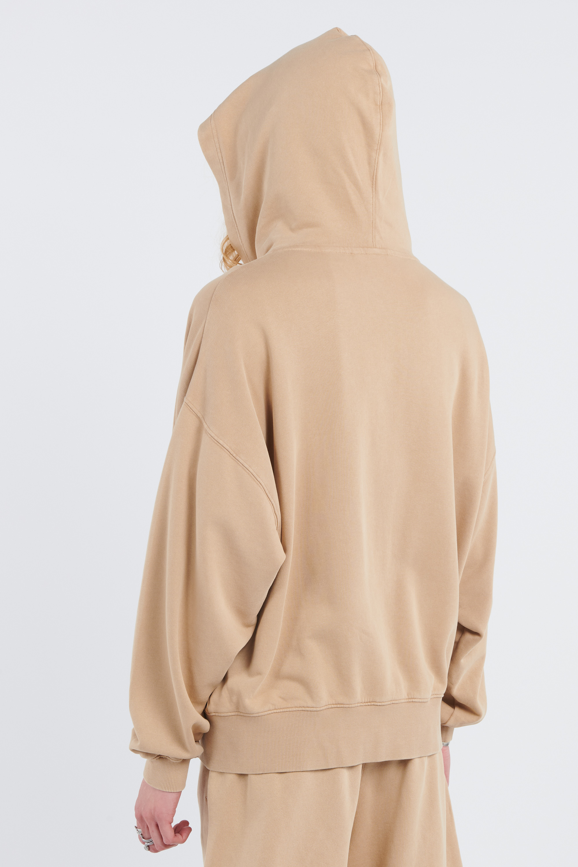 Hoodie zippé Jaune