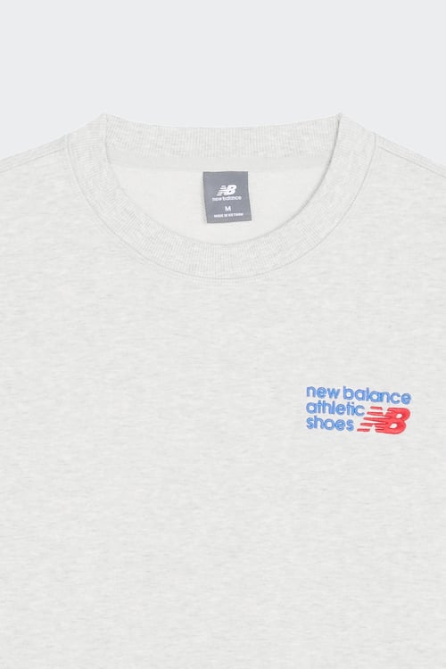 NEW BALANCE Sweatshirt Gris