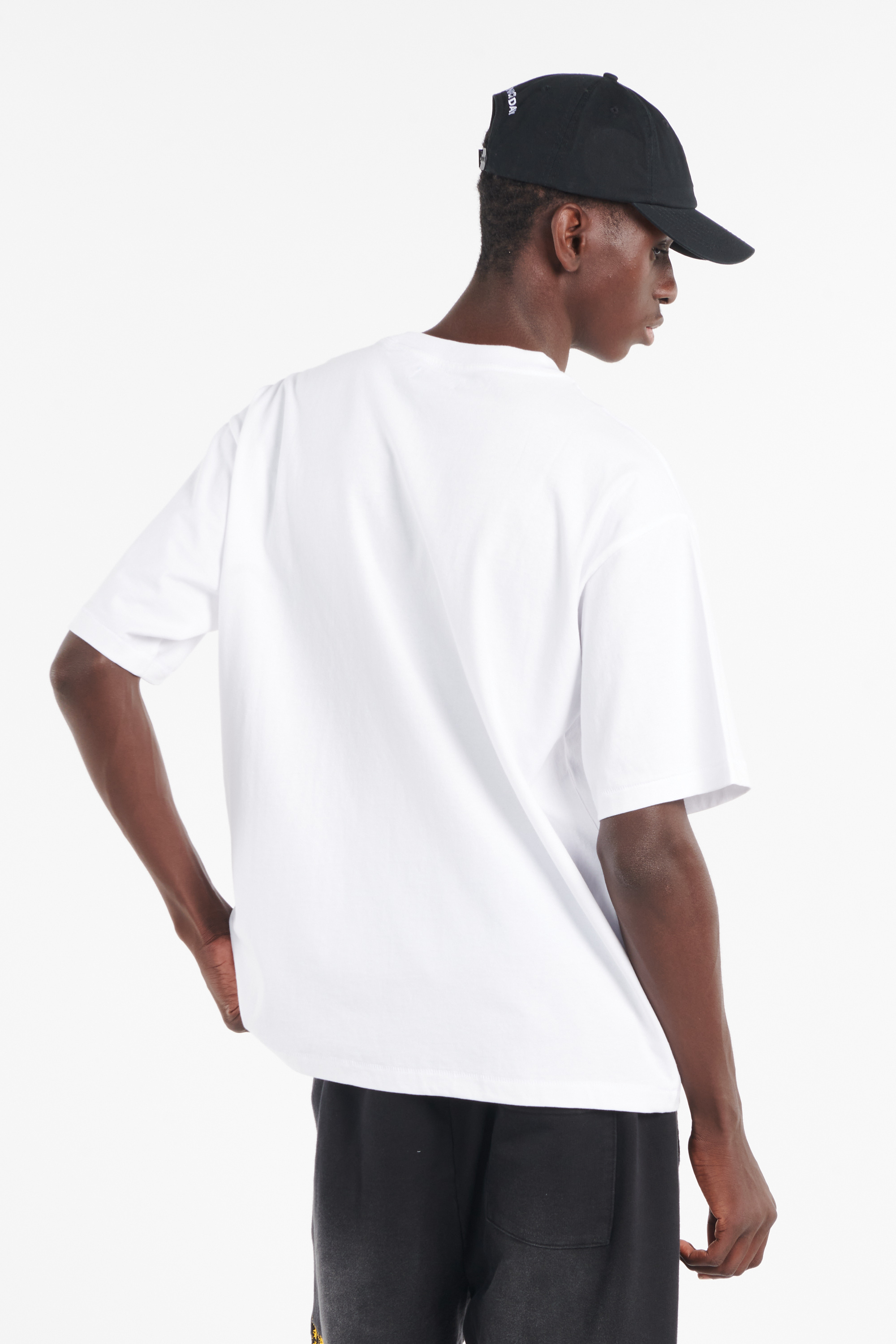 Regular-fit round-neck cotton T-shirt White
