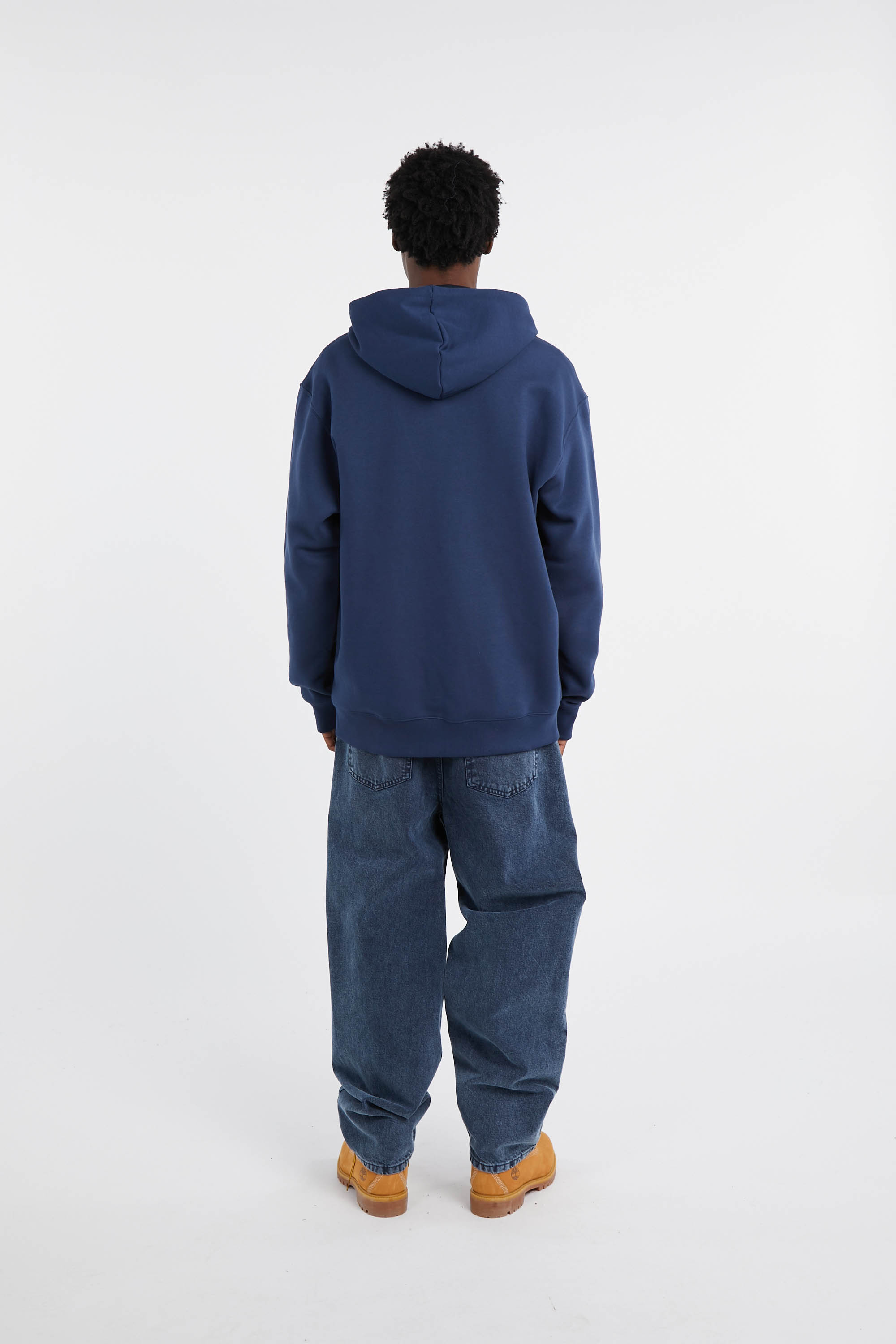  Hoodie zippé Bleu