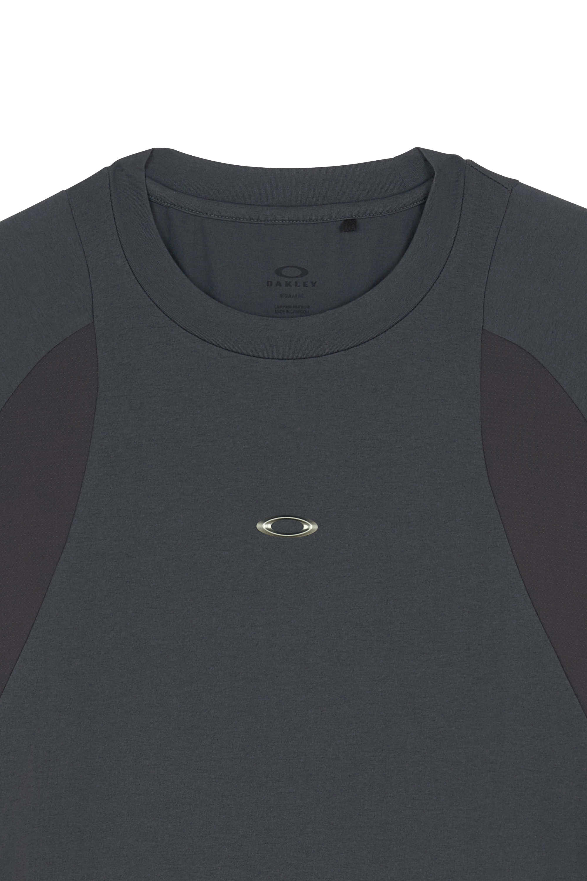 Regular-fit round-neck cotton T-shirt | Green OAKLEY Men