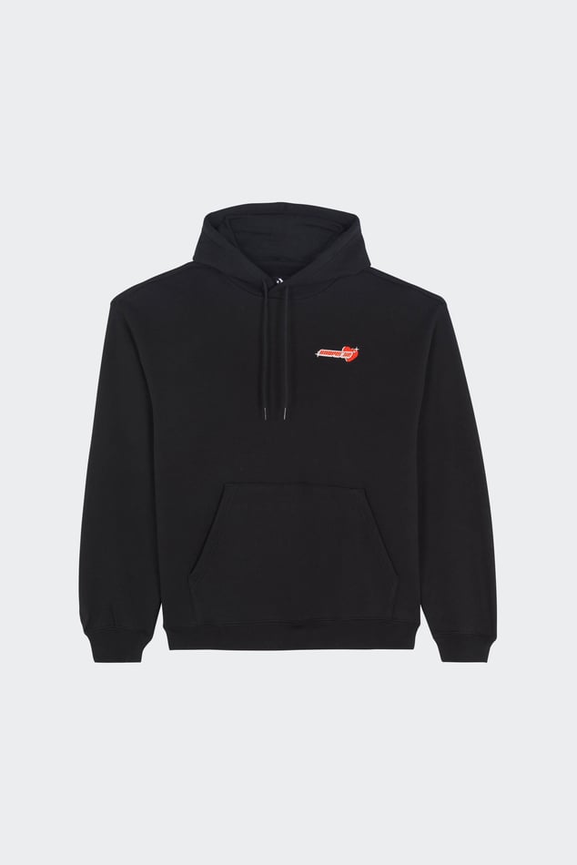 Hoodie Y2k Heart Oversized Hoodie Black Converse Woman Citadium