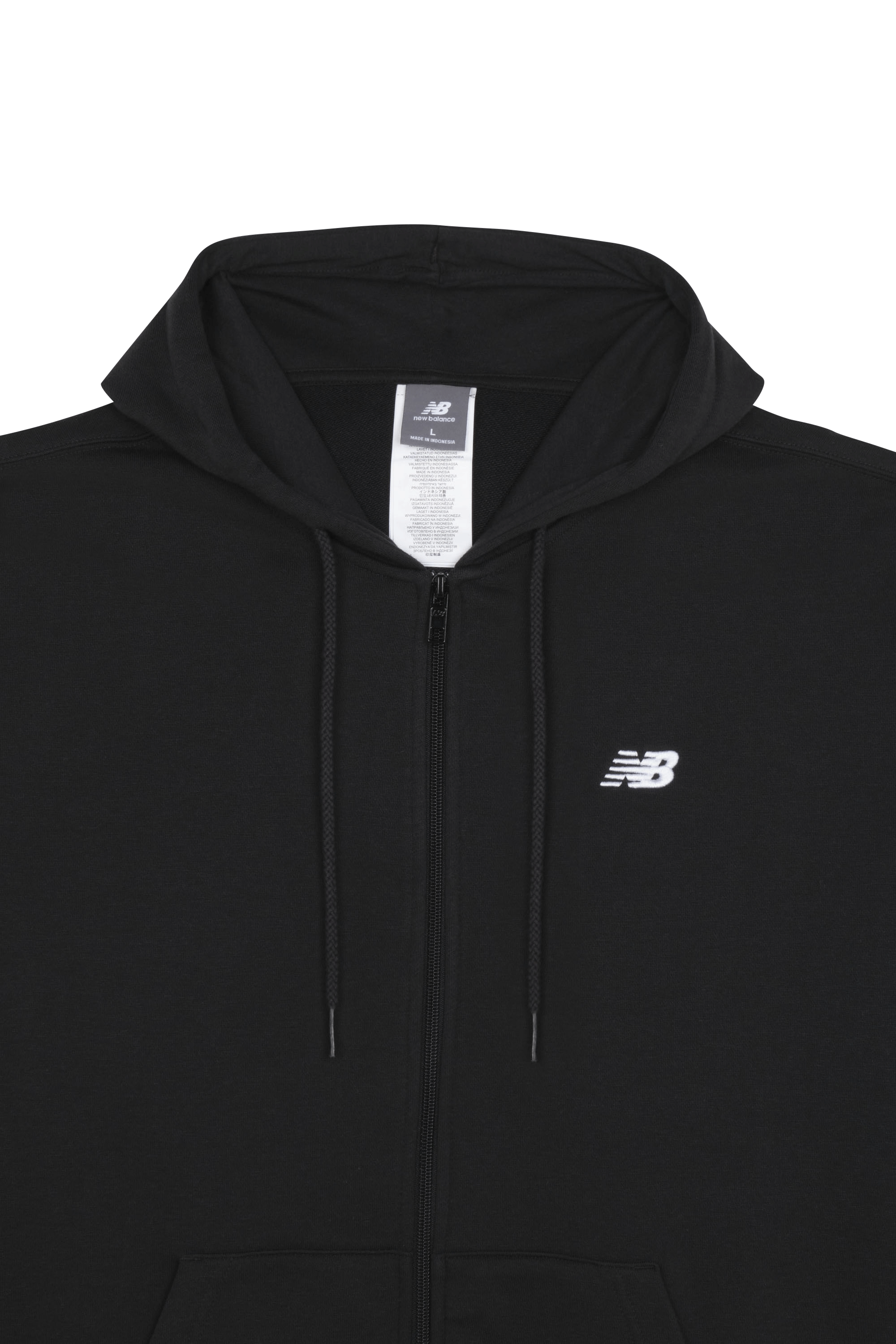 Zip-up hoodie Black