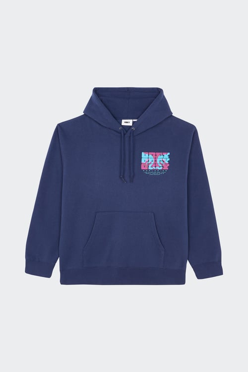 Obey - Hoodie - Taille M Bleu homme