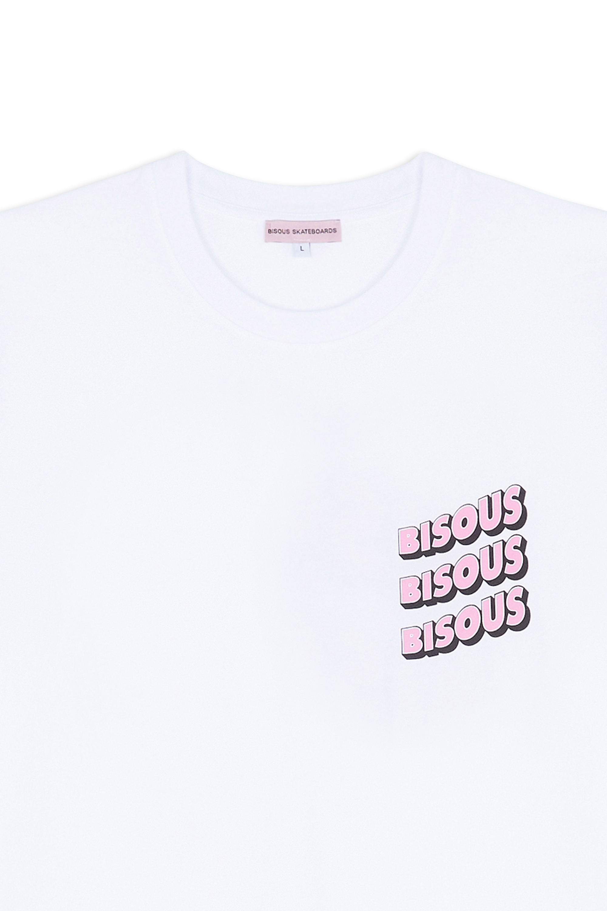 Regular-fit round-neck cotton T-shirt White