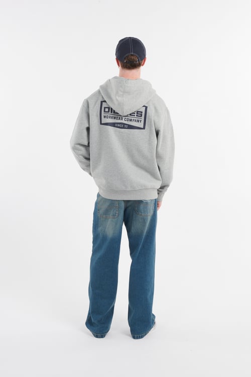 DICKIES Hoodie zippé Gris