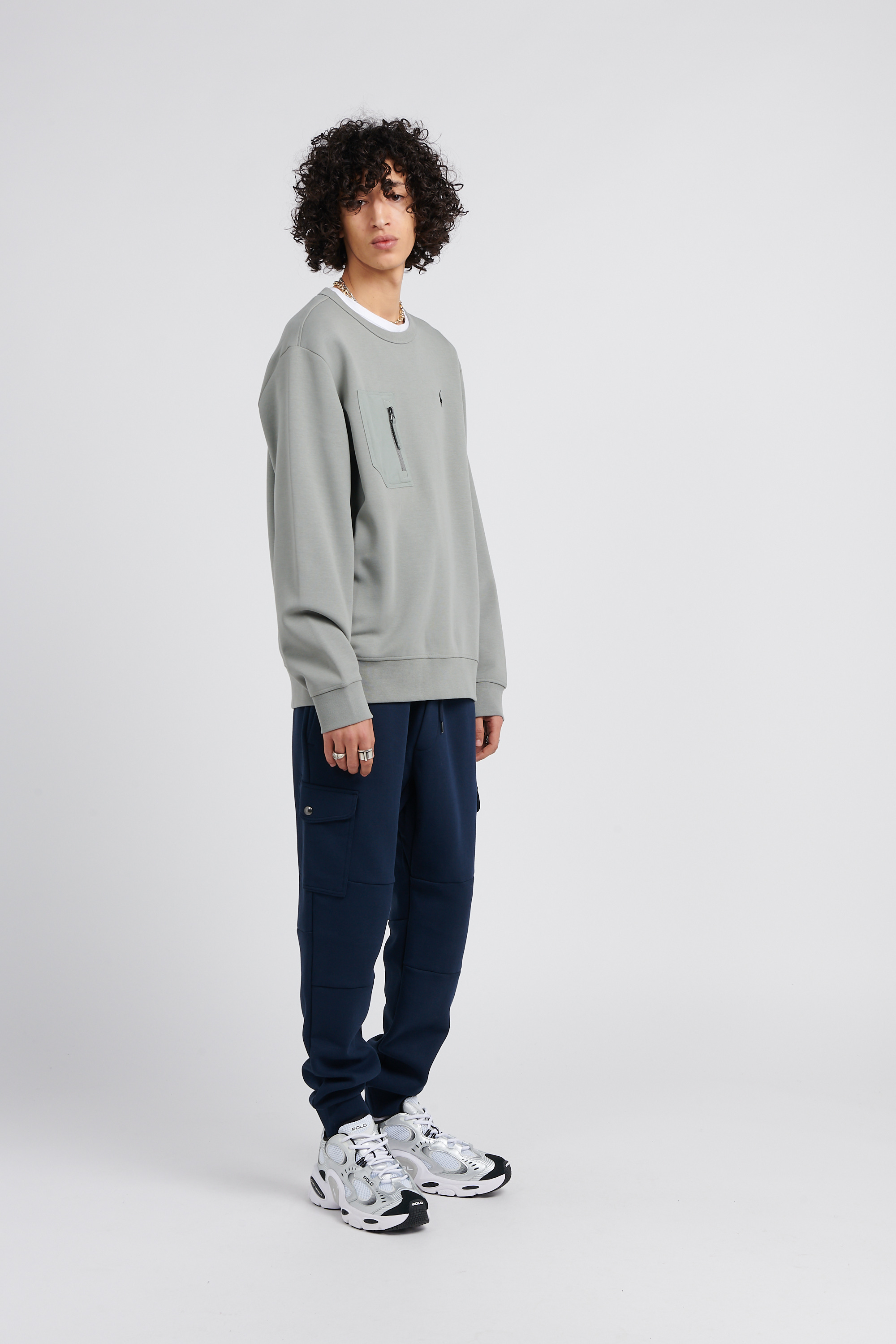 Straight leg pants Blue