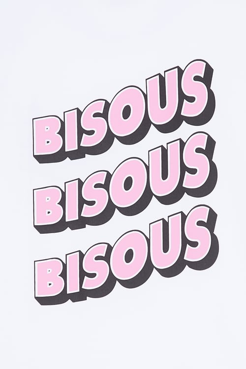BISOUS SKATEBOARDS T-shirt Blanc