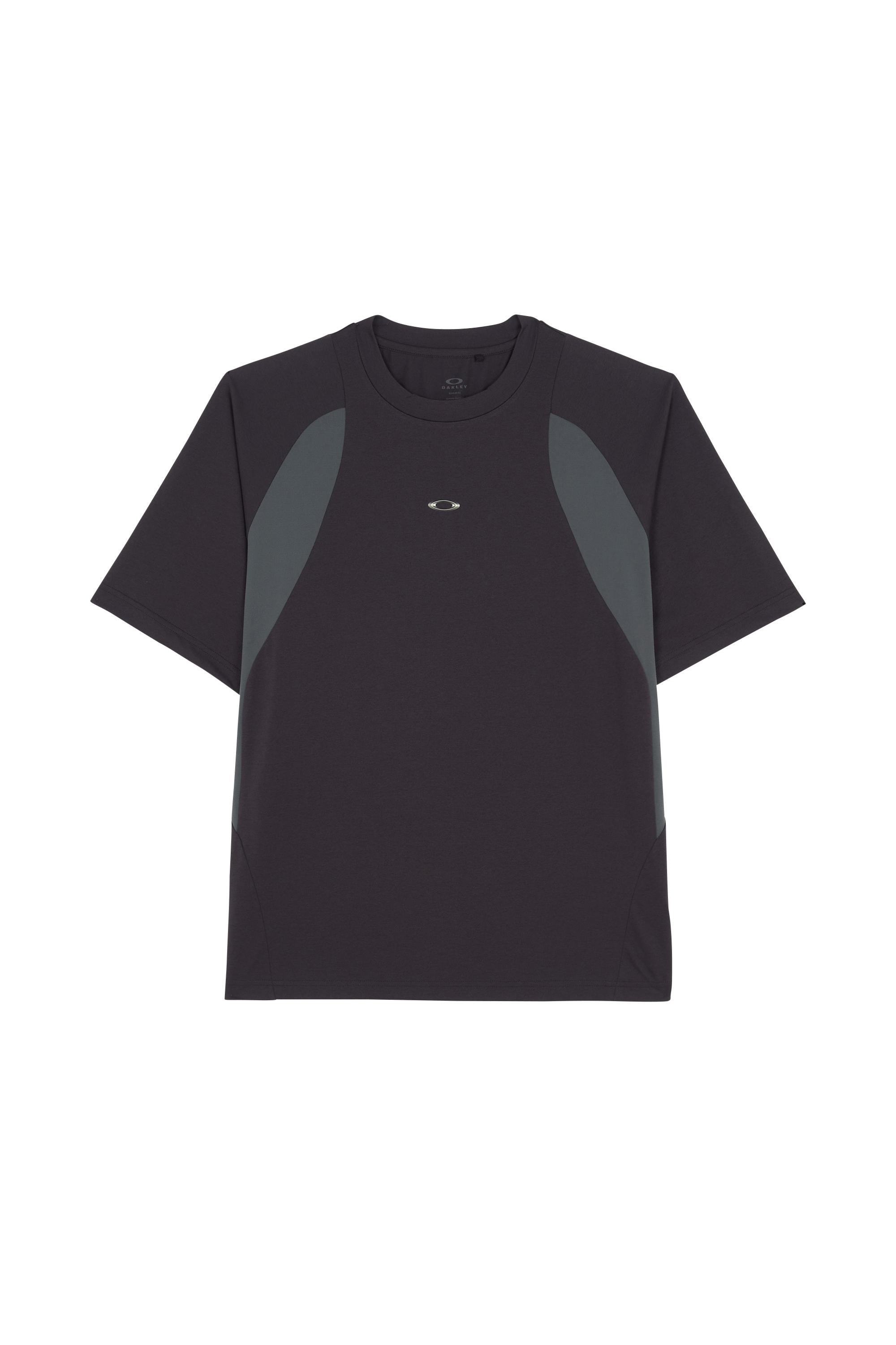 Regular-fit round-neck cotton T-shirt | Grey OAKLEY Men