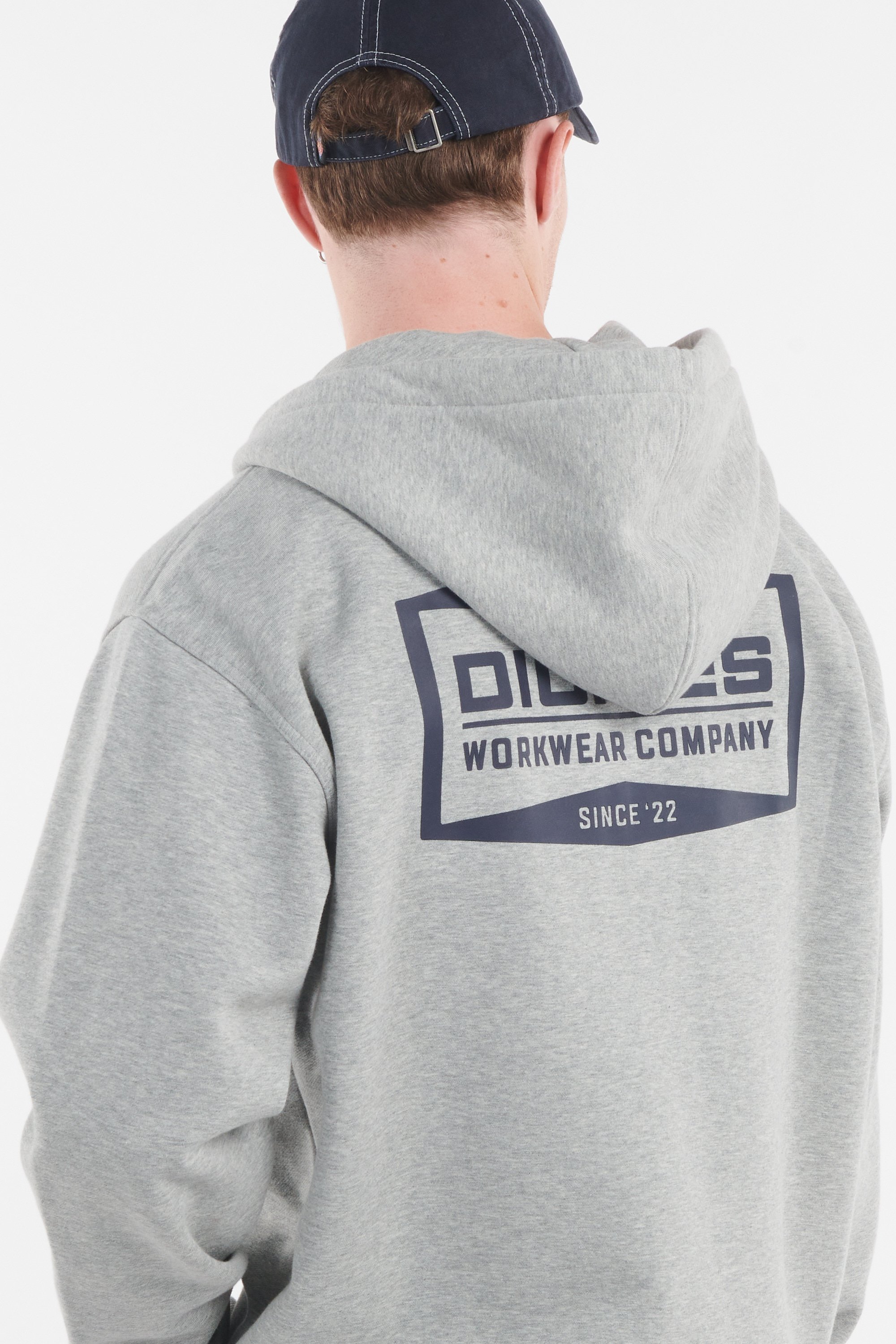 Hoodie zippé Gris