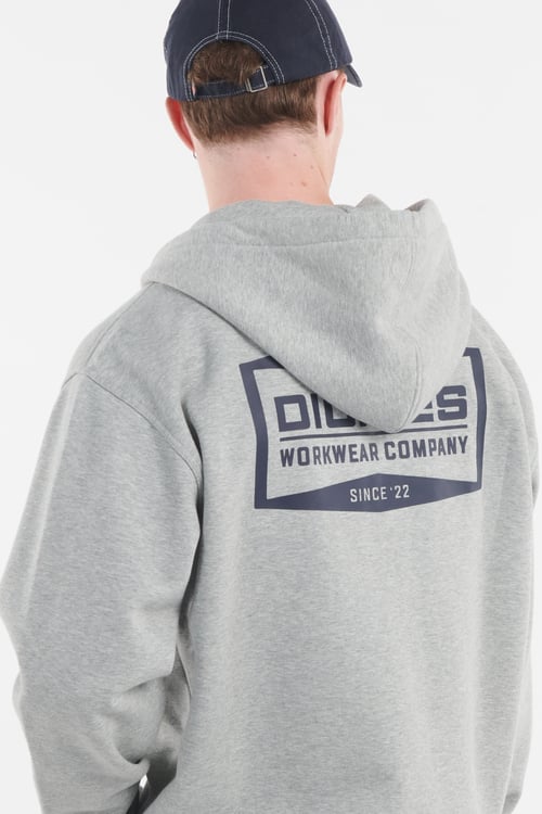 DICKIES Hoodie zippé Gris