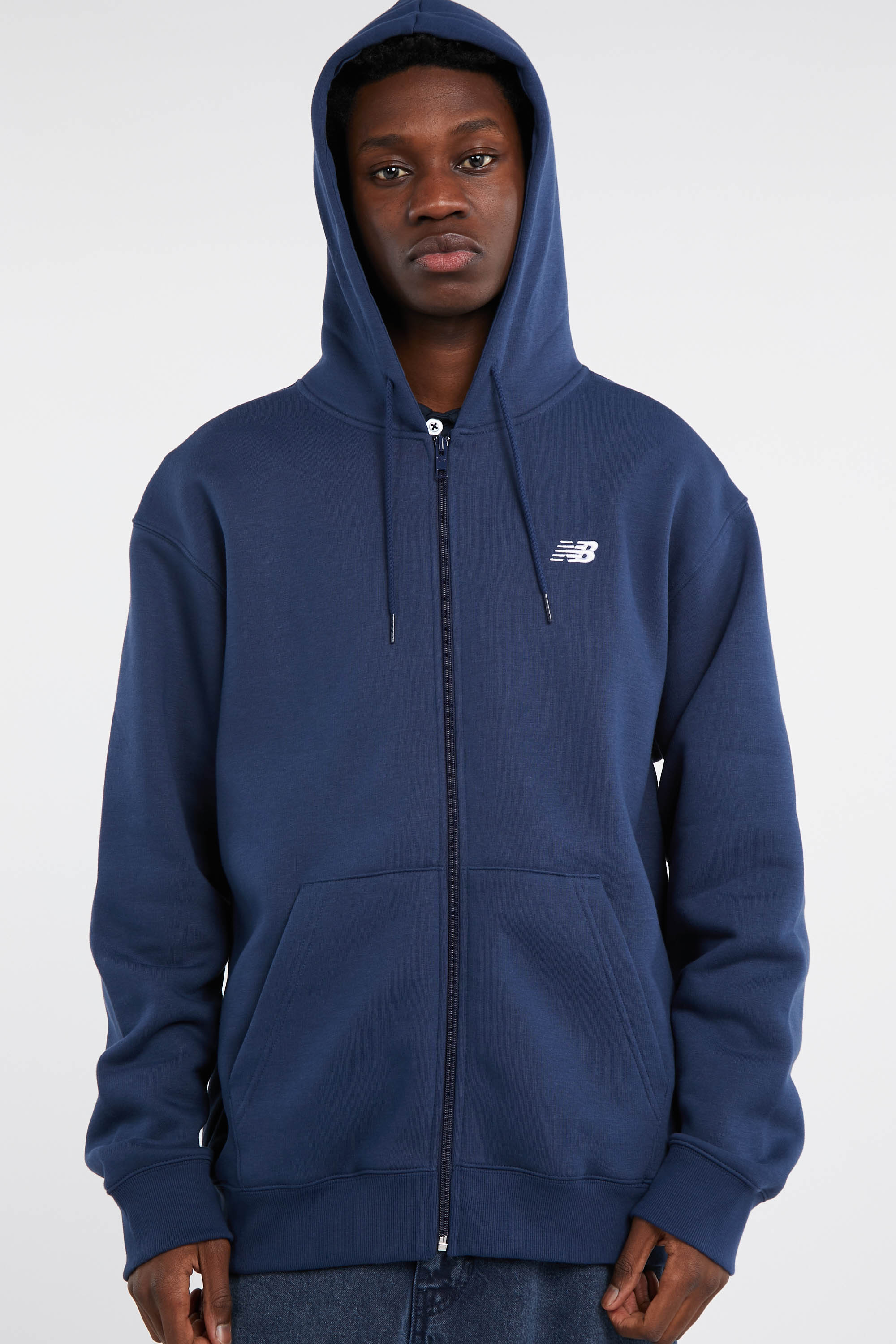  Hoodie zippé Bleu