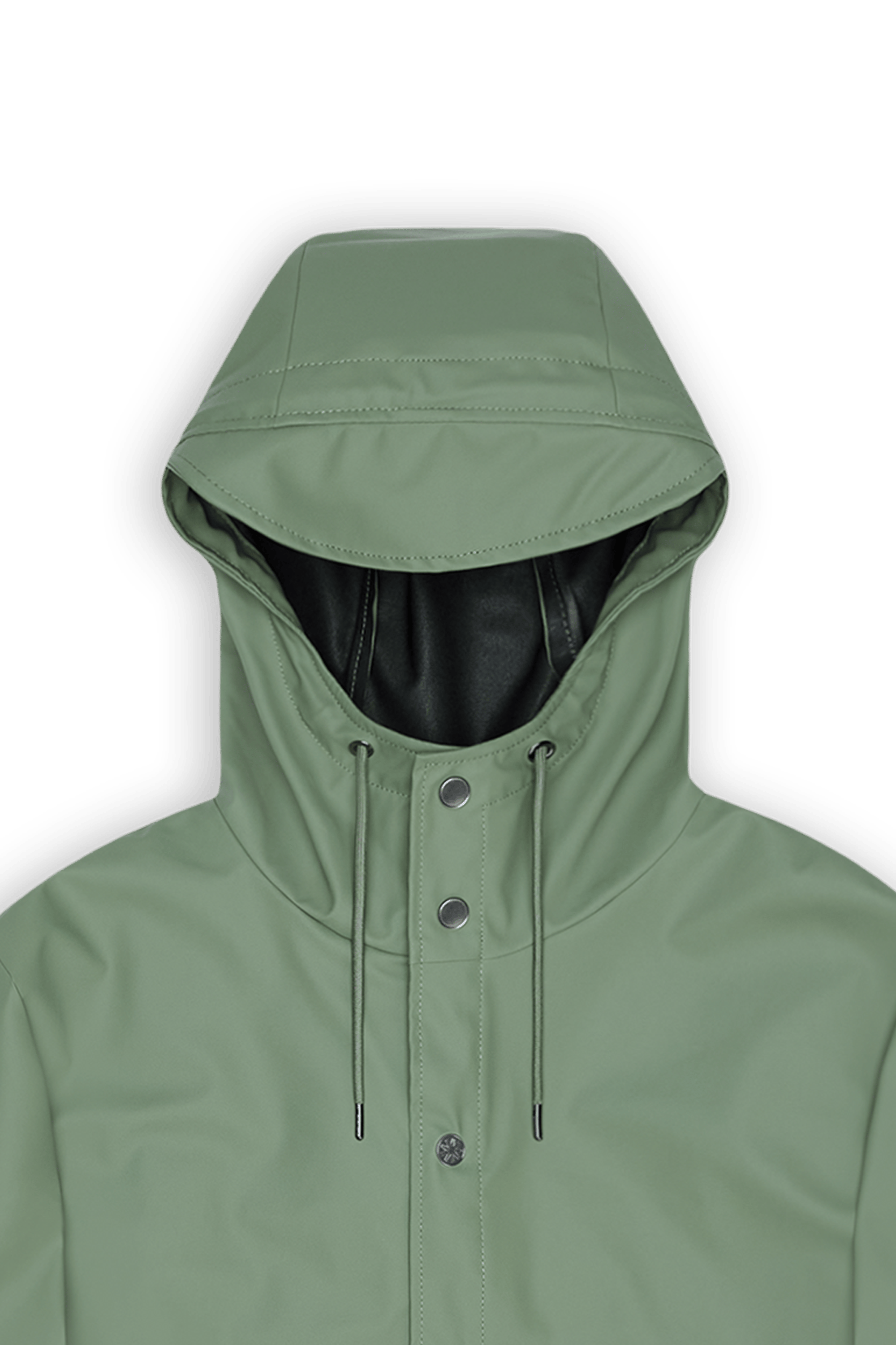 Coupe-vent imperméable à capuche RAINS Vert