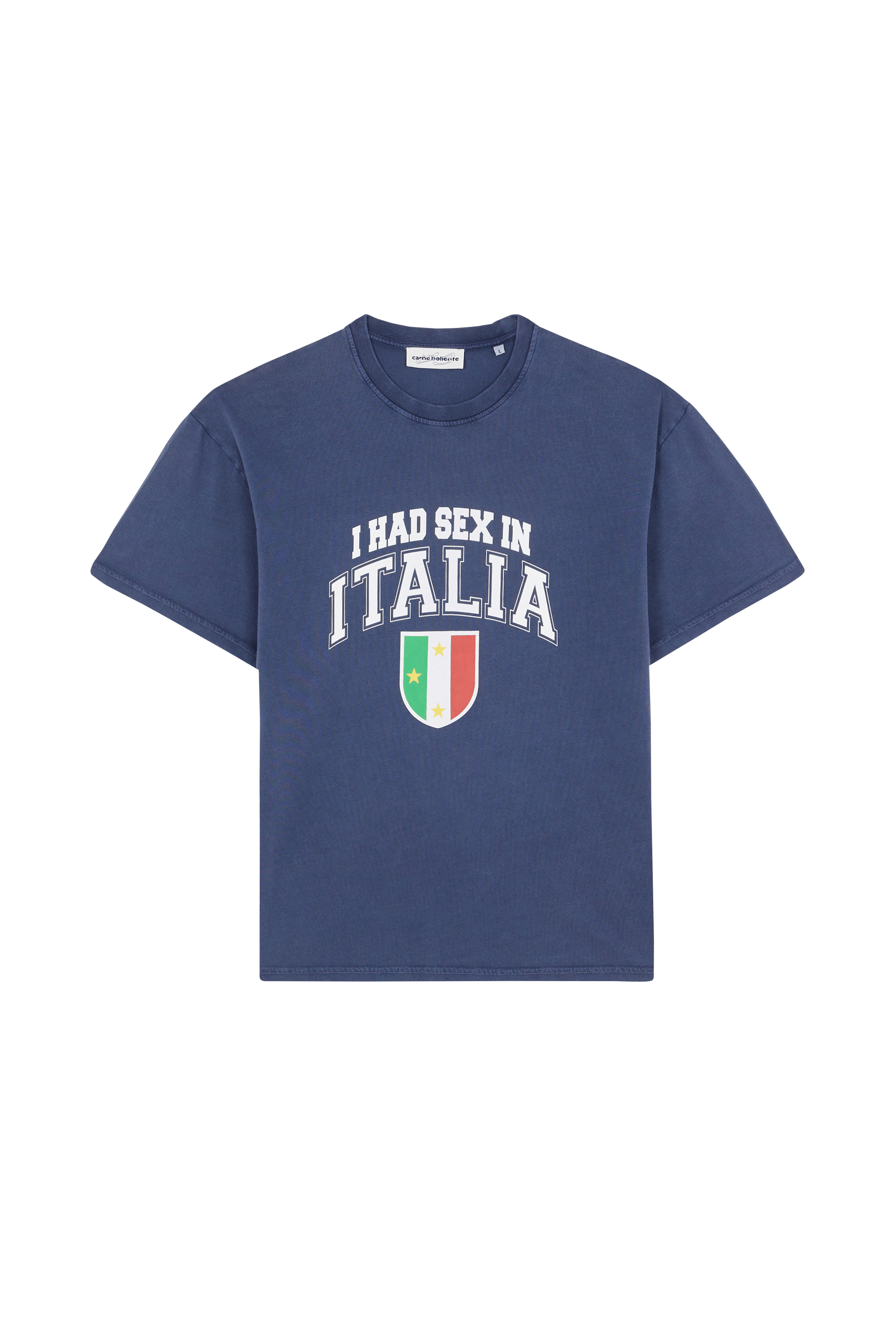 T-shirt CARNE BOLLENTE Bleu