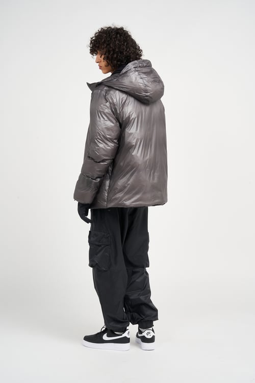 RAINS Puffer Jacket Grey